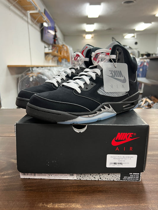 Jordan 5 Retro Black Metallic Reimagined