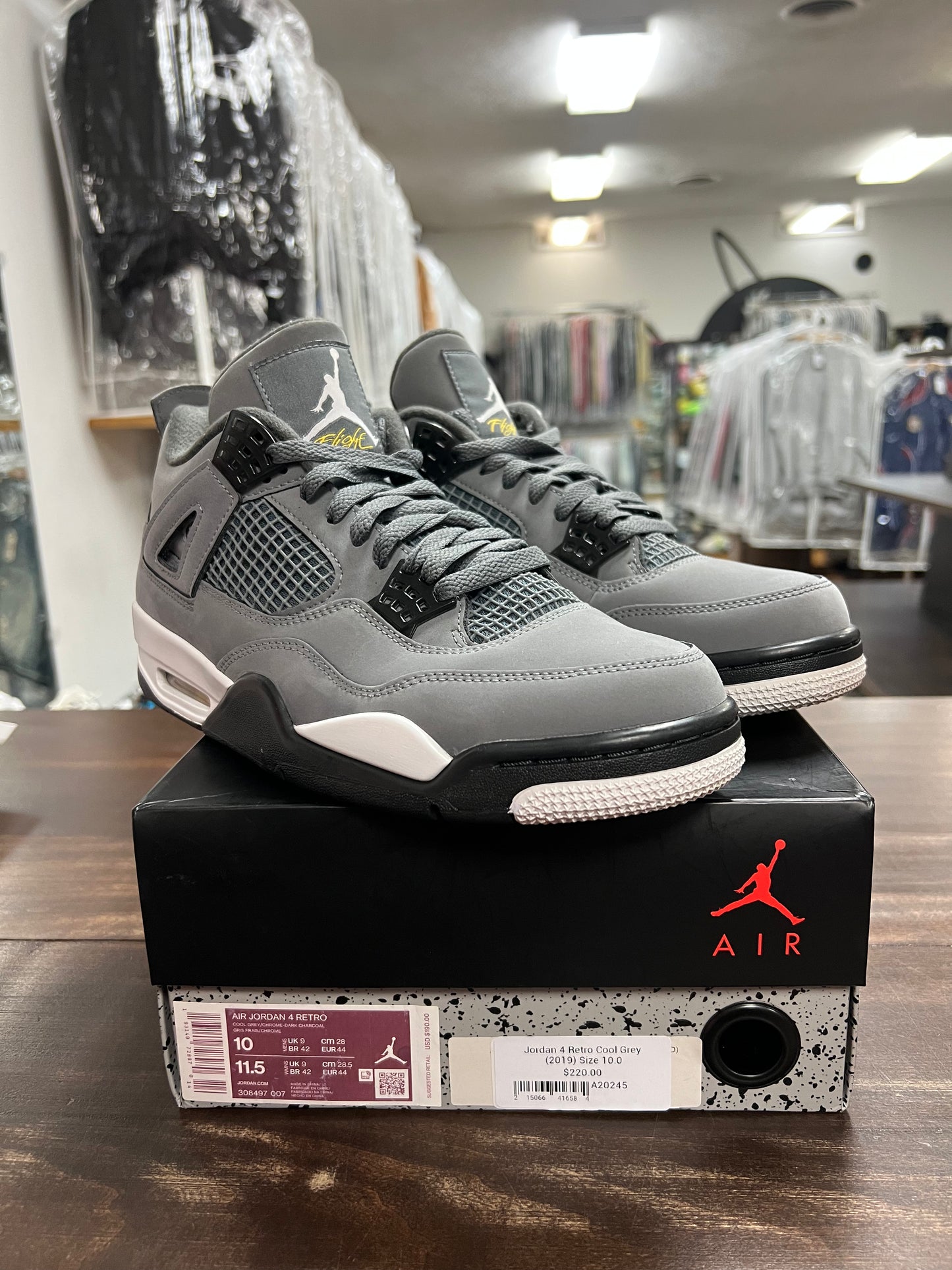 Jordan 4 Retro Cool Grey (2019)