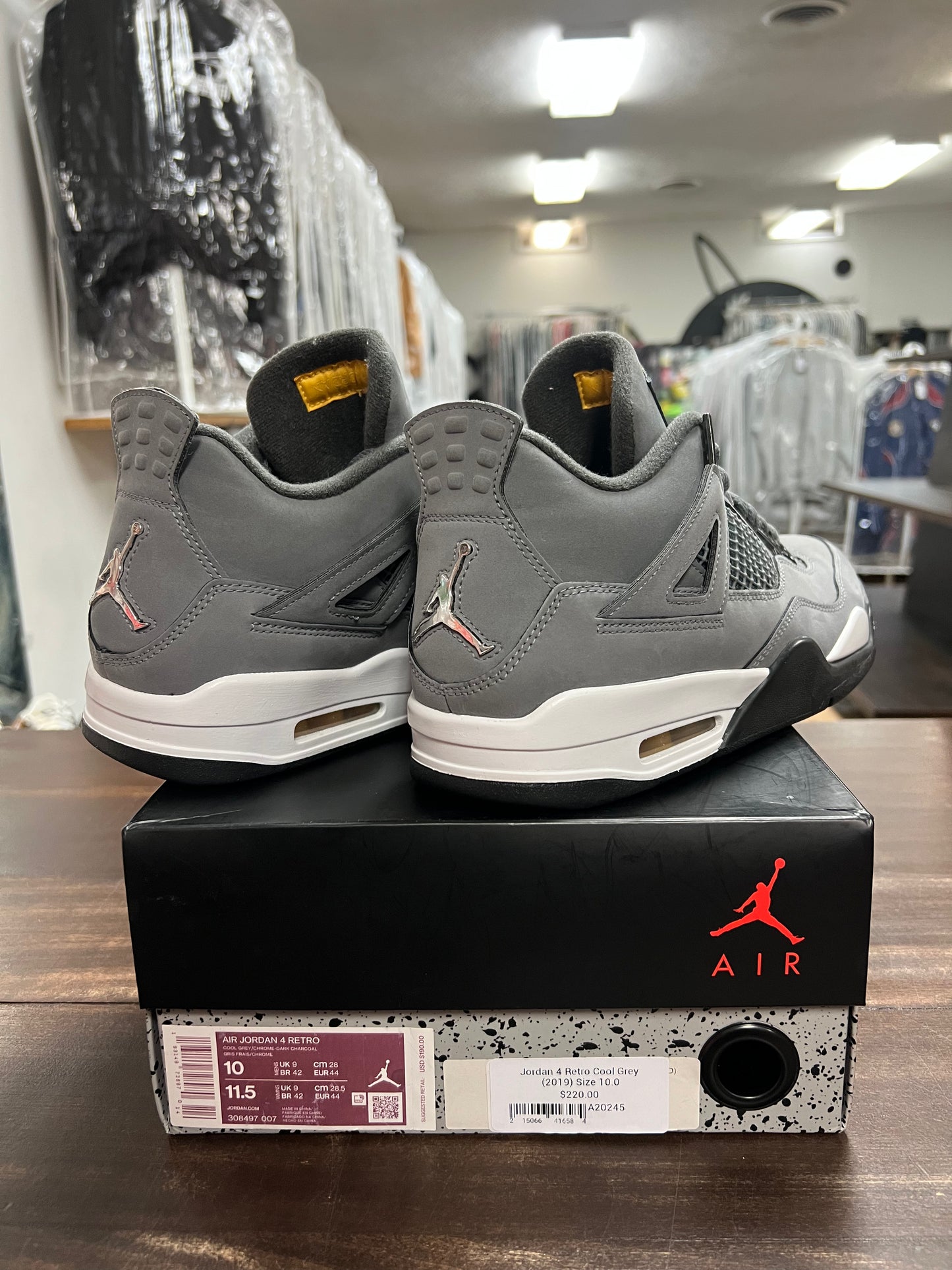 Jordan 4 Retro Cool Grey (2019)