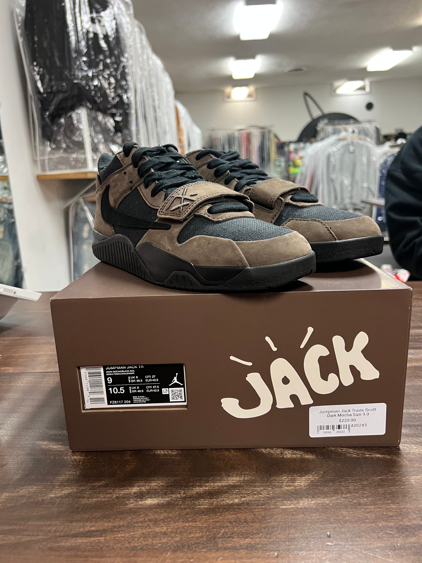 Jumpman Jack Travis Scott Dark Mocha