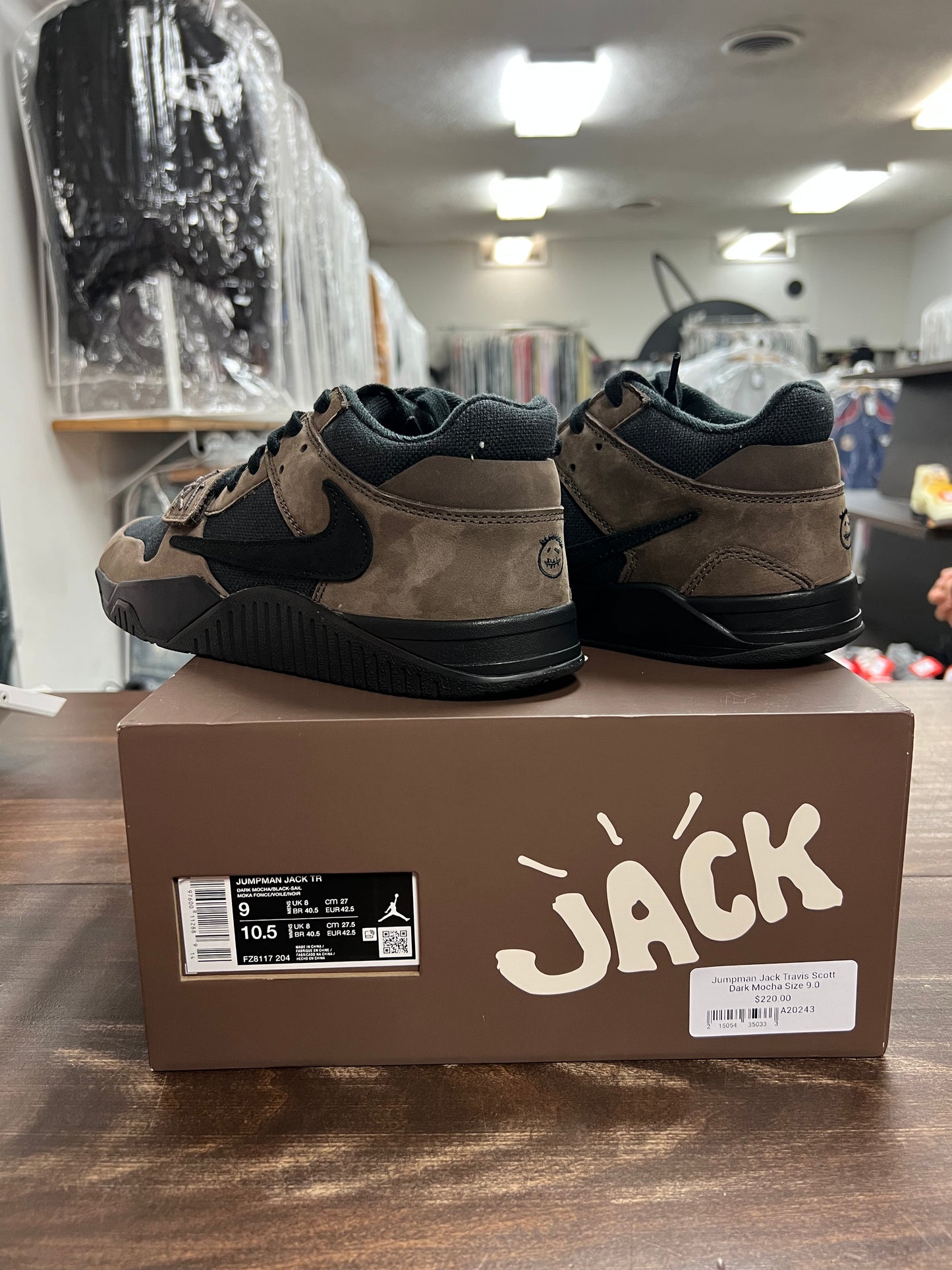 Jumpman Jack Travis Scott Dark Mocha