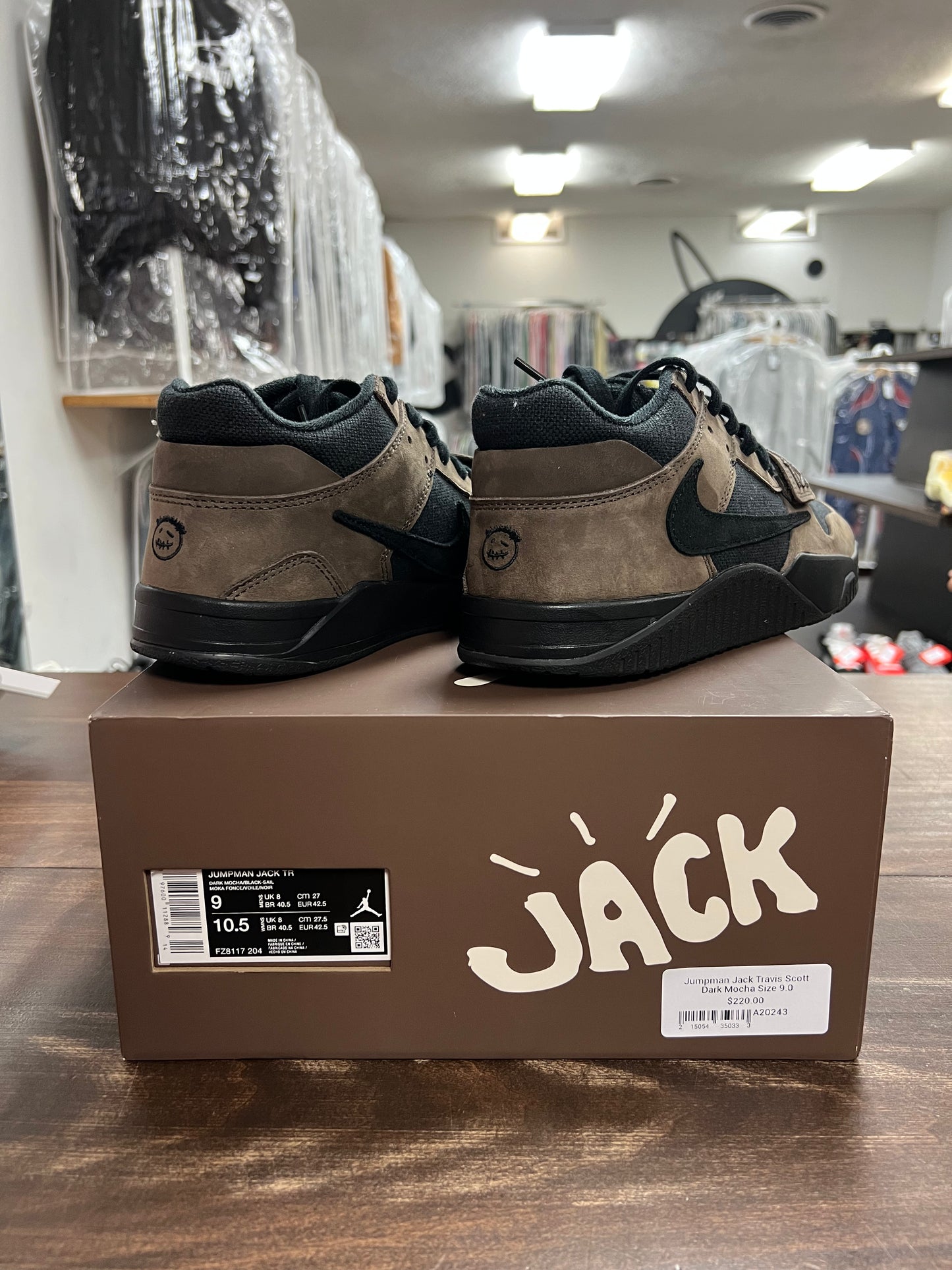 Jumpman Jack Travis Scott Dark Mocha