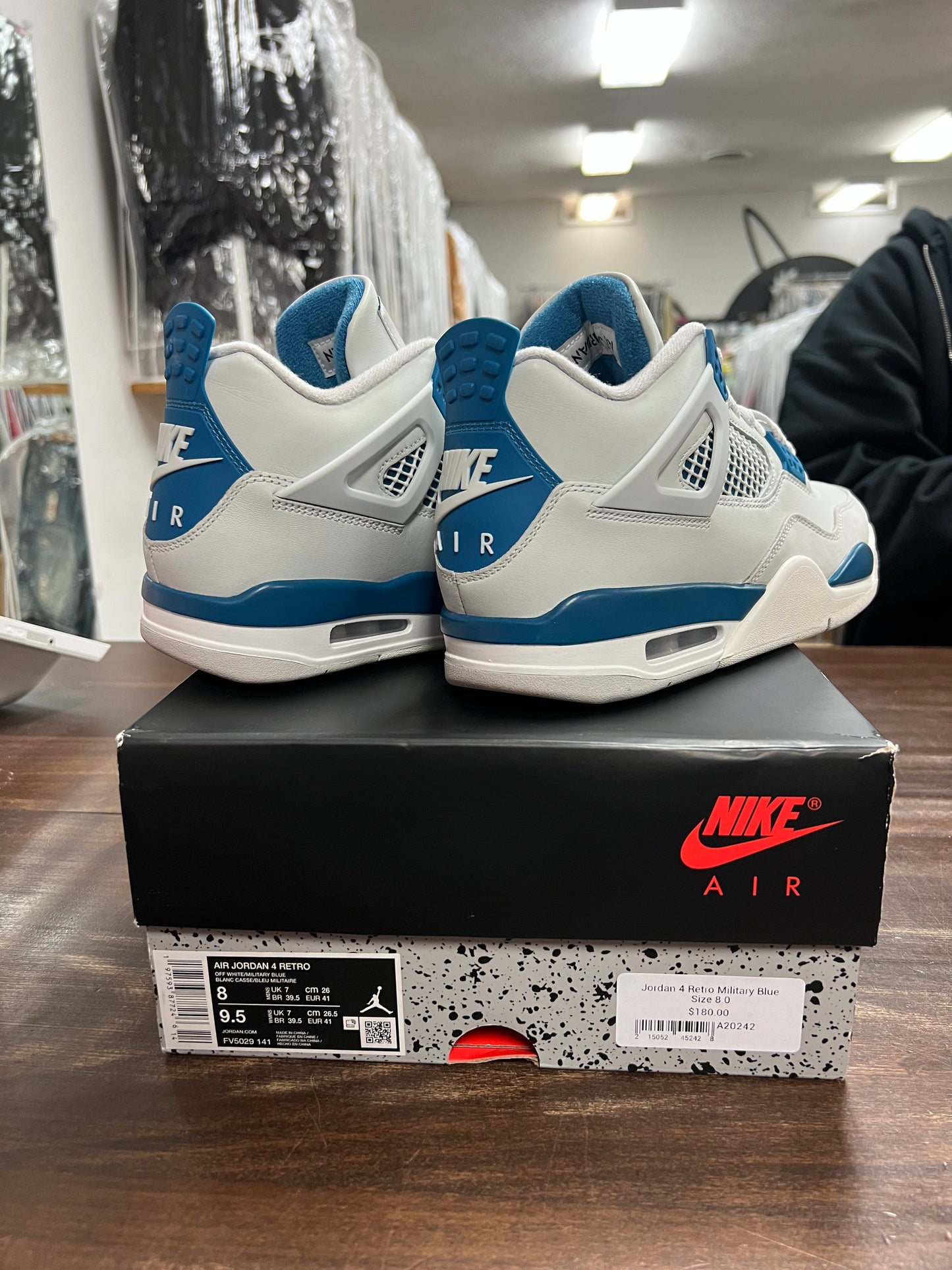 Jordan 4 Retro Military Blue