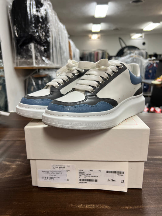 Alexander McQueen Rubber Sole Blue White