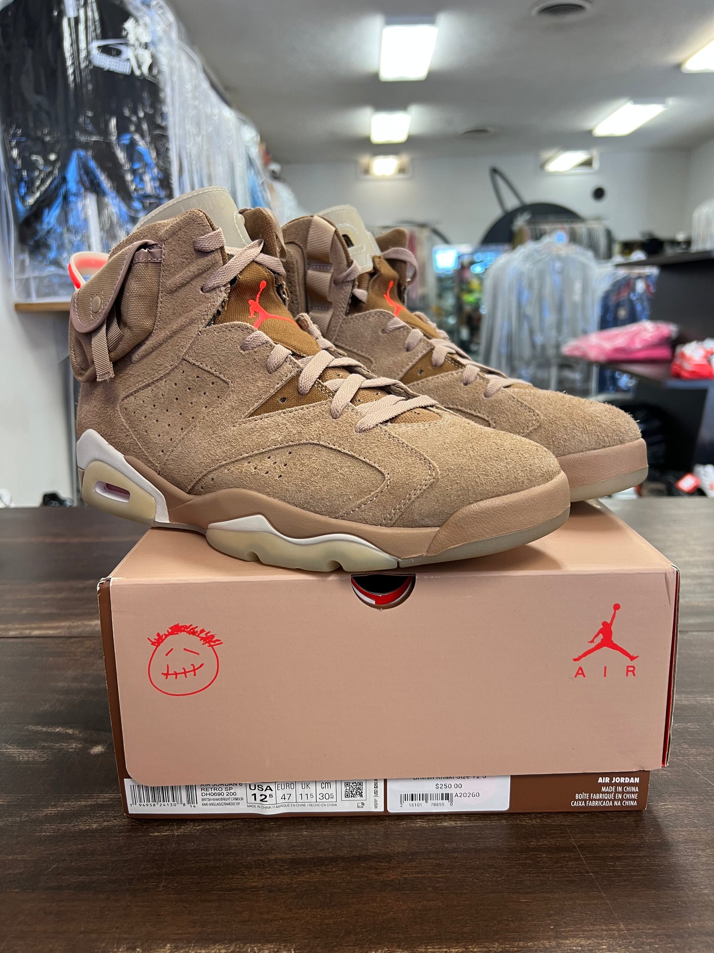 Jordan 6 Retro Travis Scott British Khaki