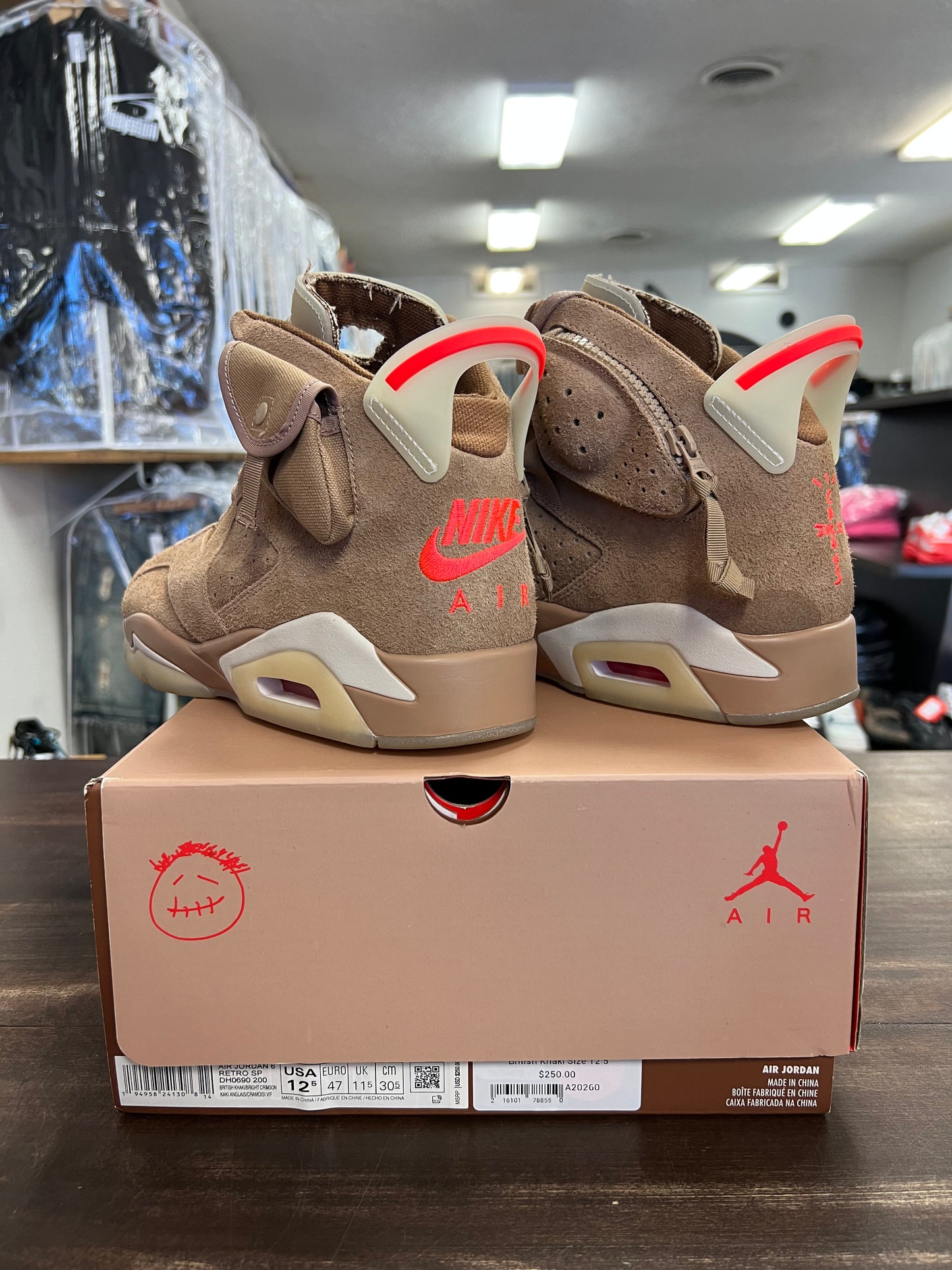 Jordan 6 Retro Travis Scott British Khaki