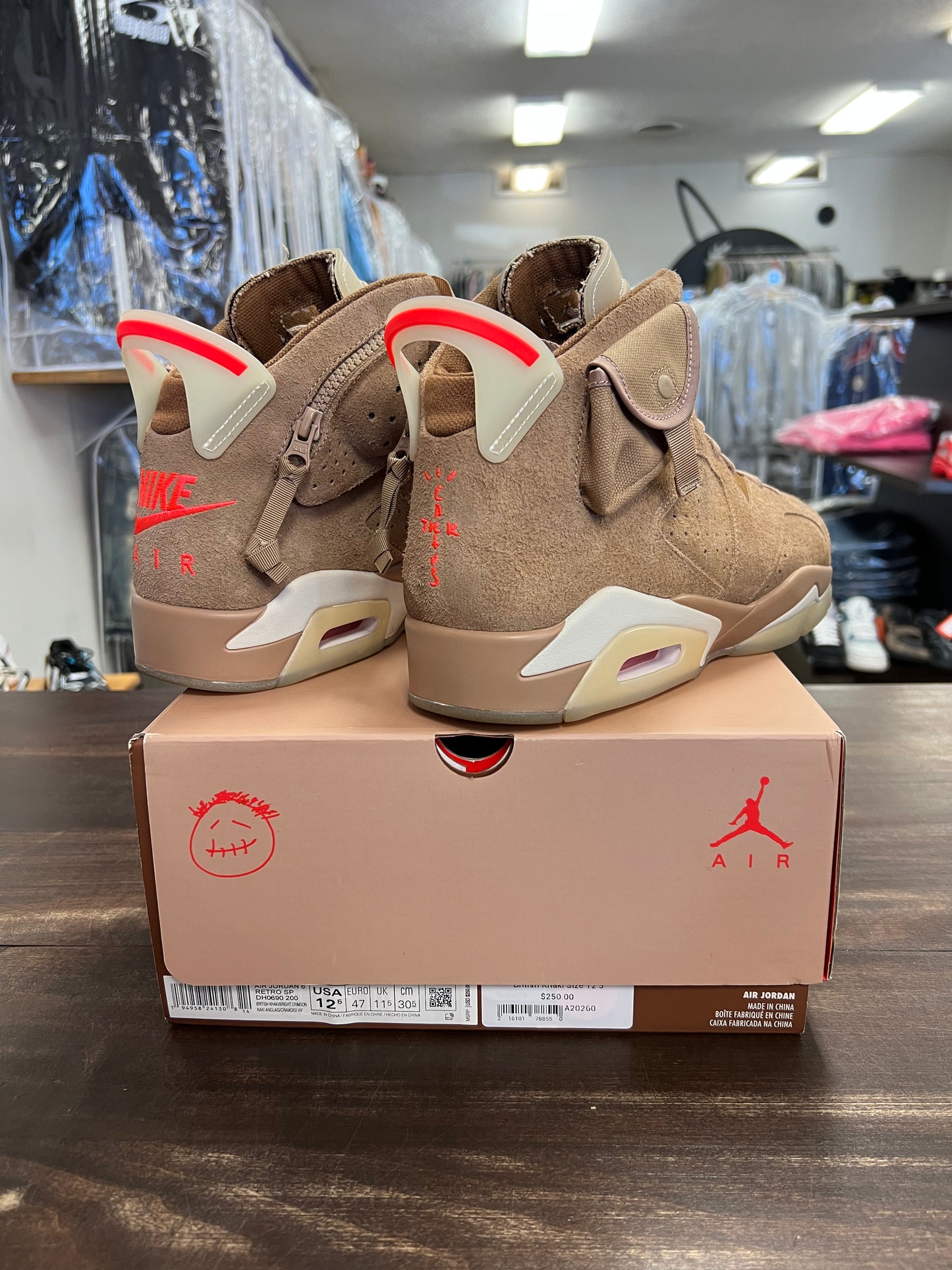 Jordan 6 Retro Travis Scott British Khaki