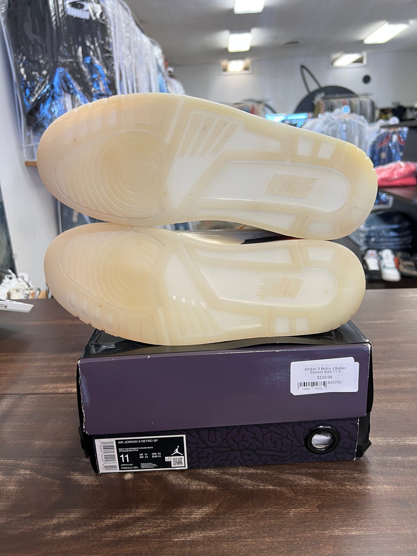 Jordan 3 Retro J Balvin Sunset