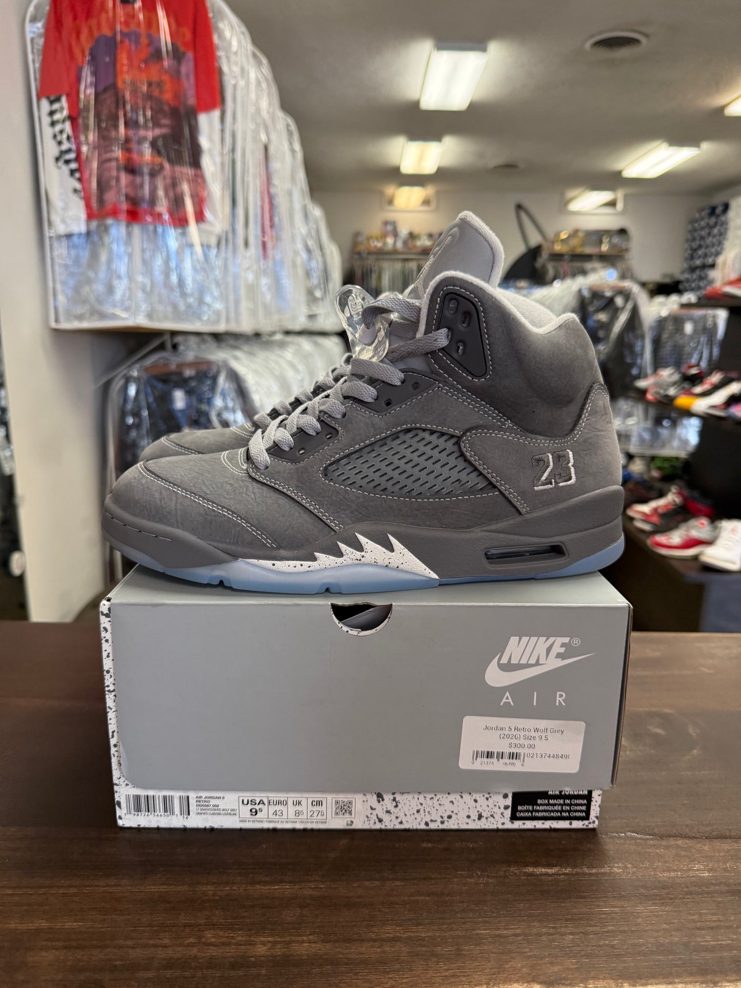 Jordan 5 Retro Wolf Grey
