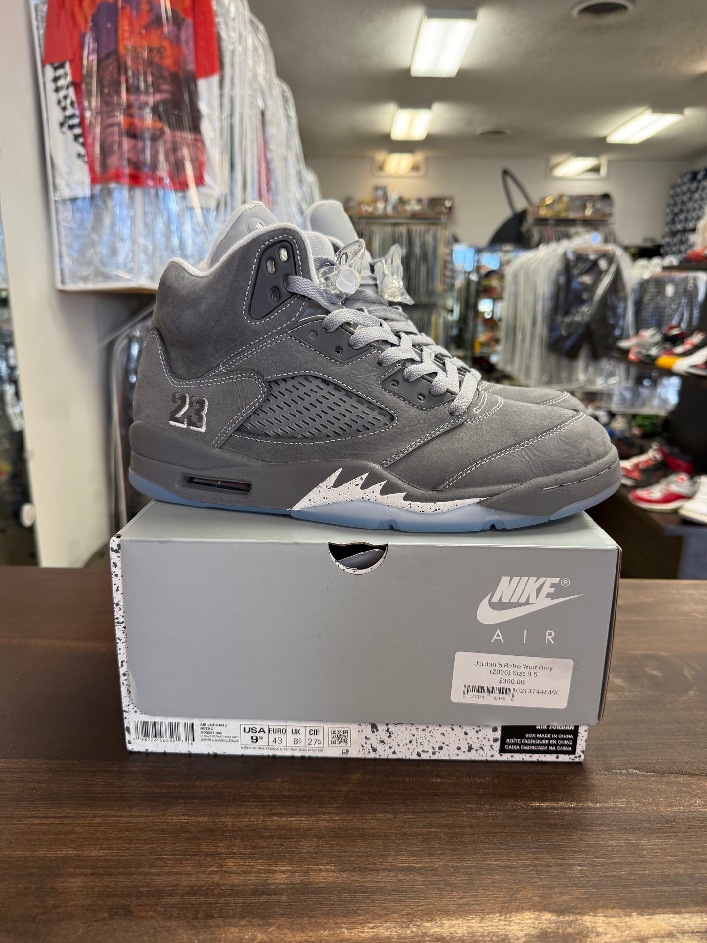 Jordan 5 Retro Wolf Grey