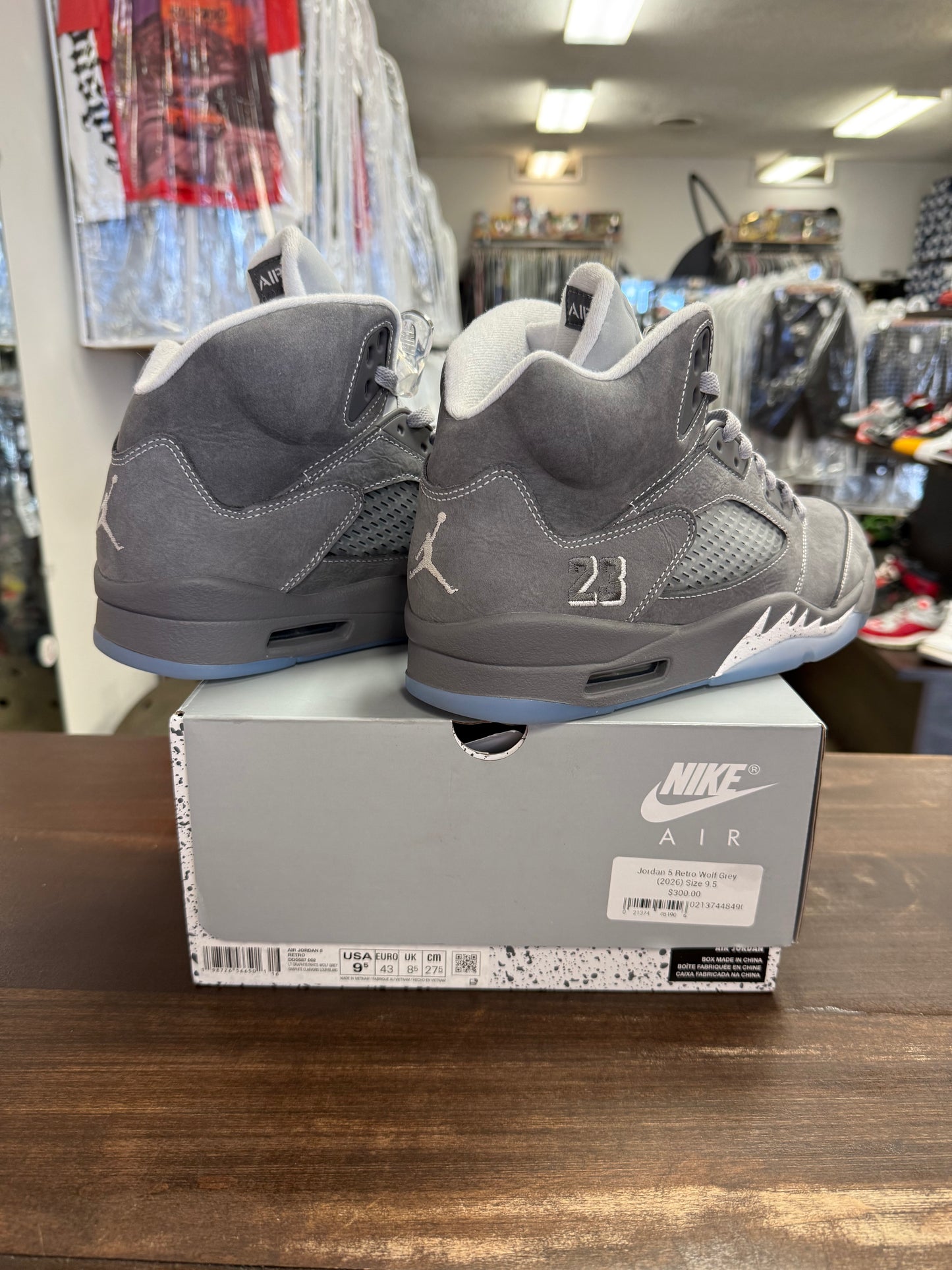 Jordan 5 Retro Wolf Grey