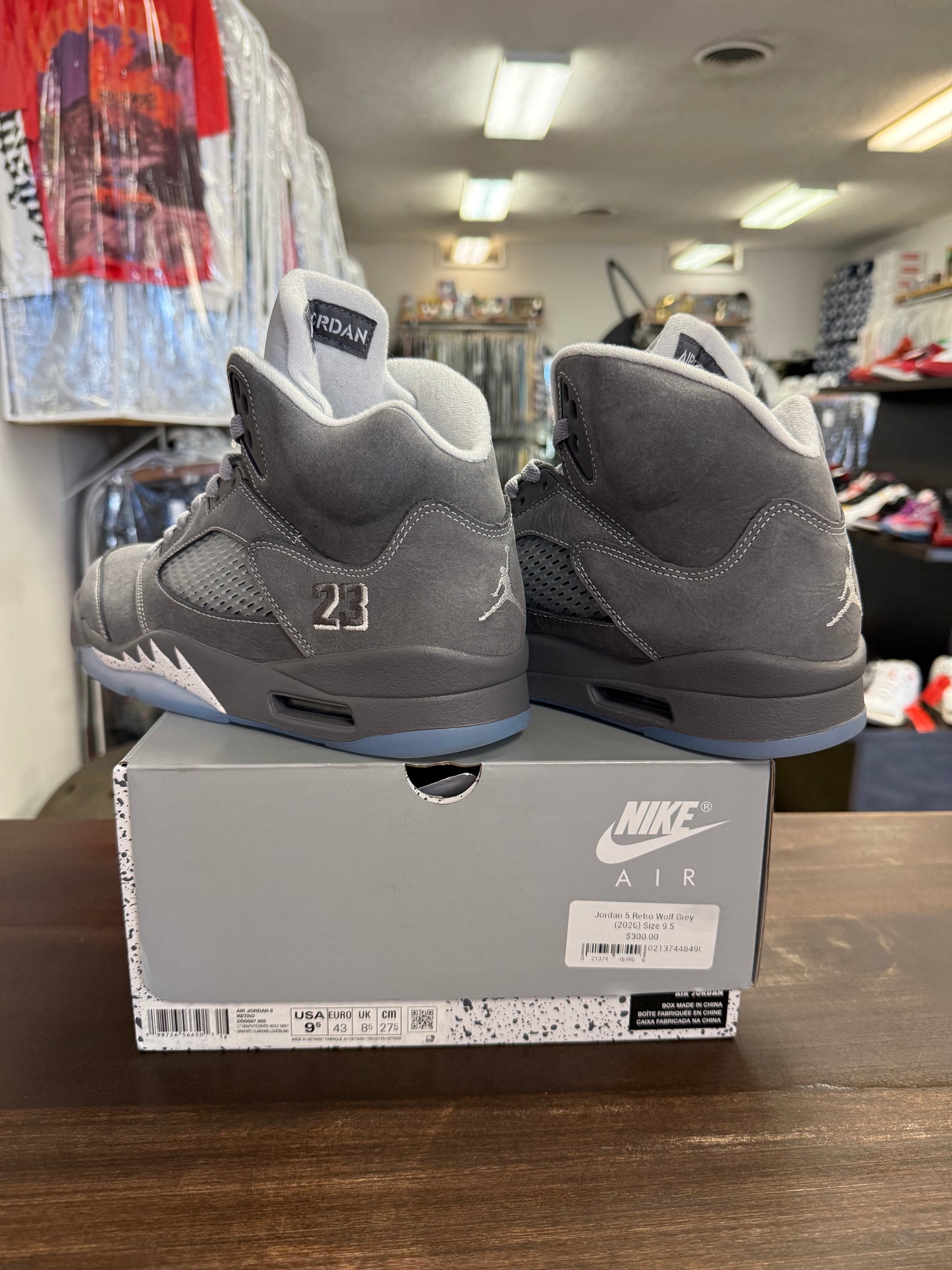 Jordan 5 Retro Wolf Grey
