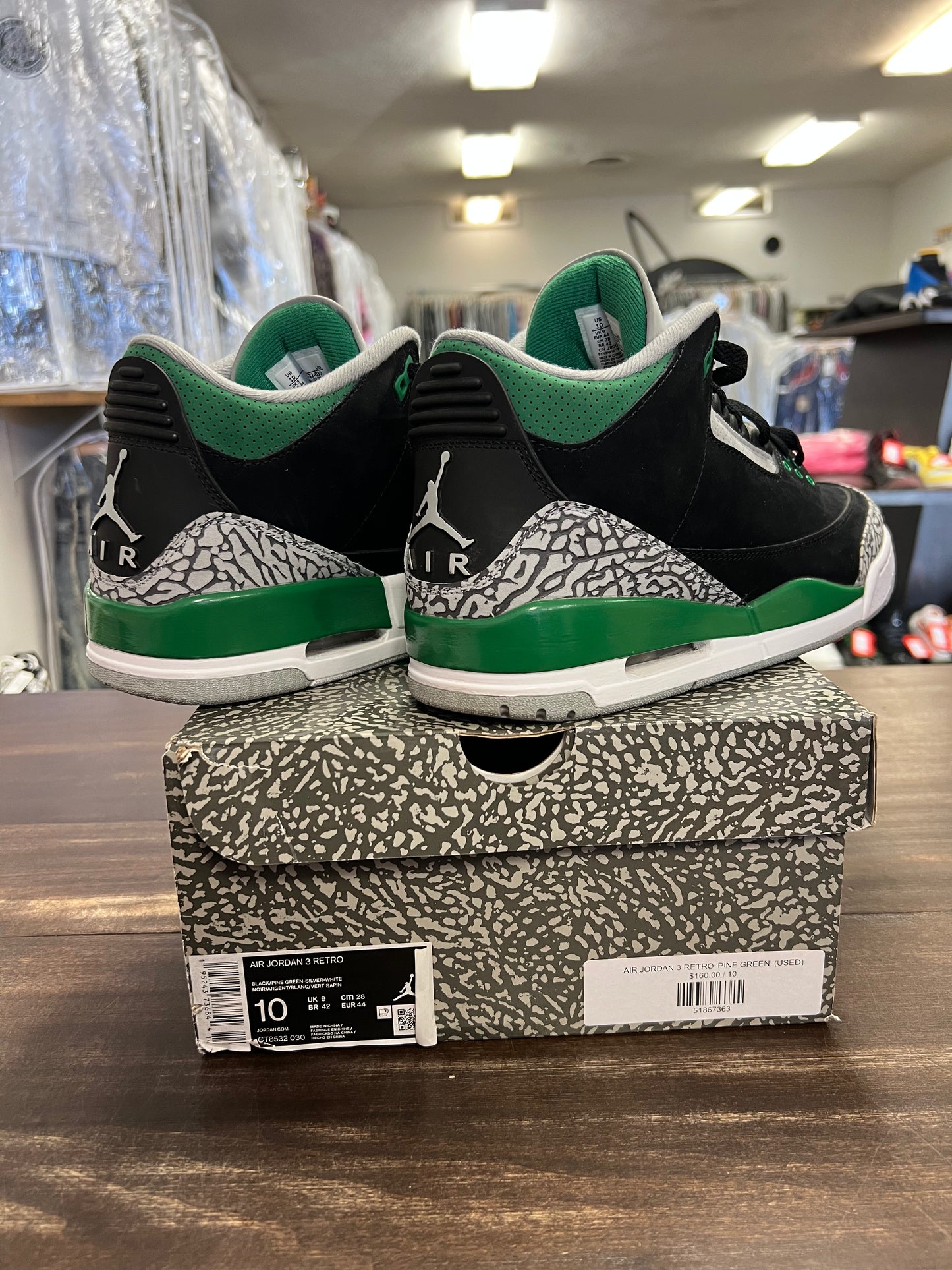 Jordan 3 Pine Green
