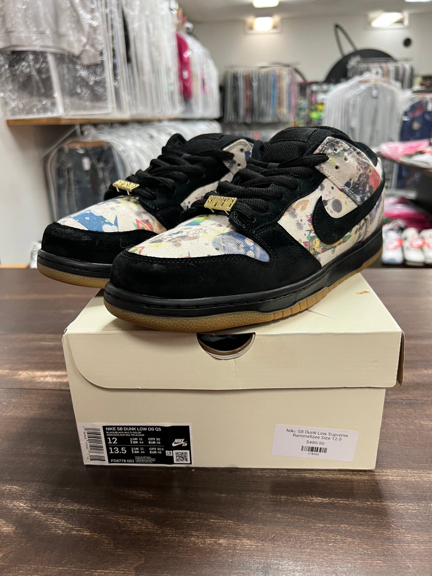 Nike SB Dunk Low Supreme Rammellzee