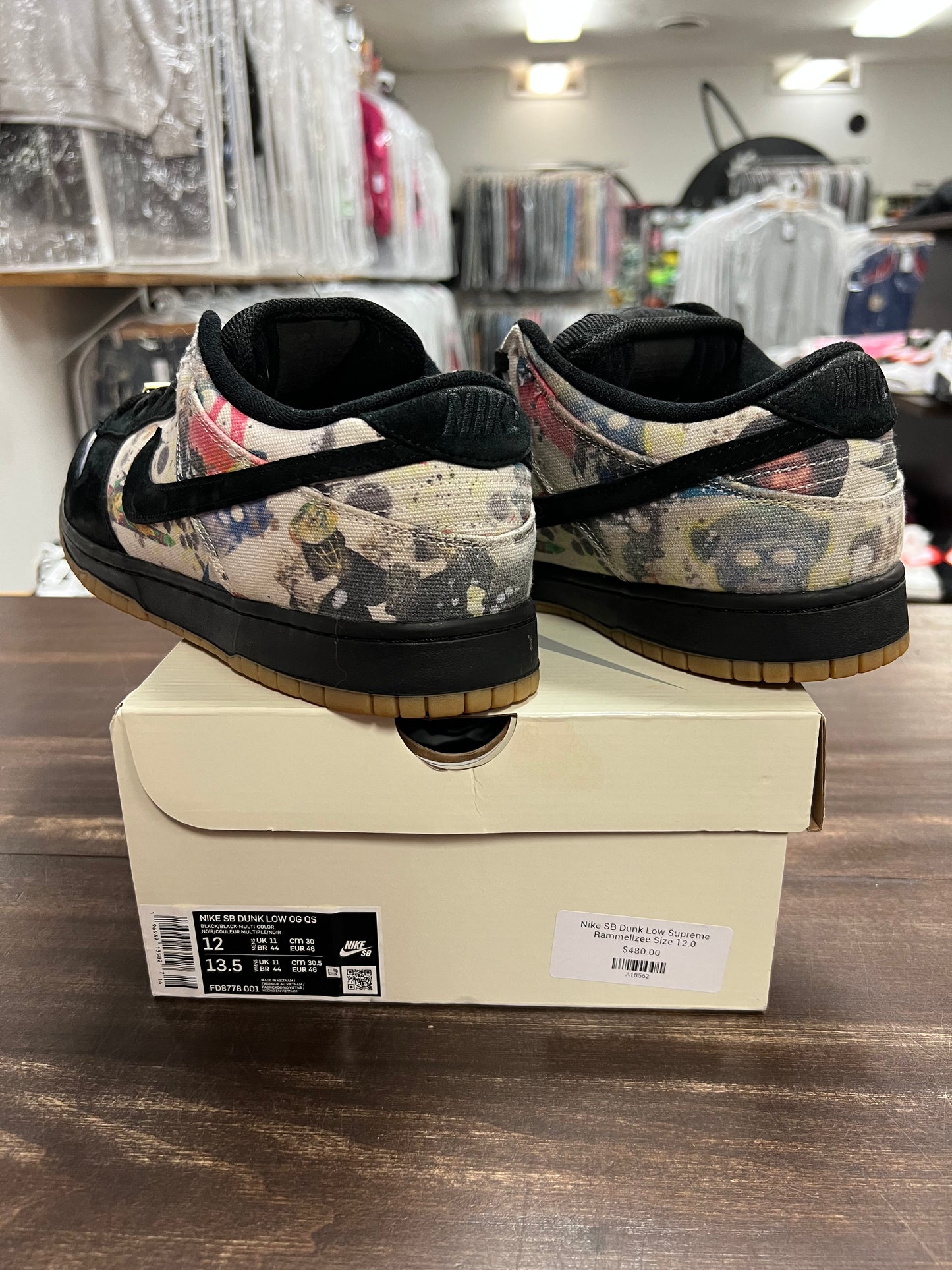 Nike SB Dunk Low Supreme Rammellzee