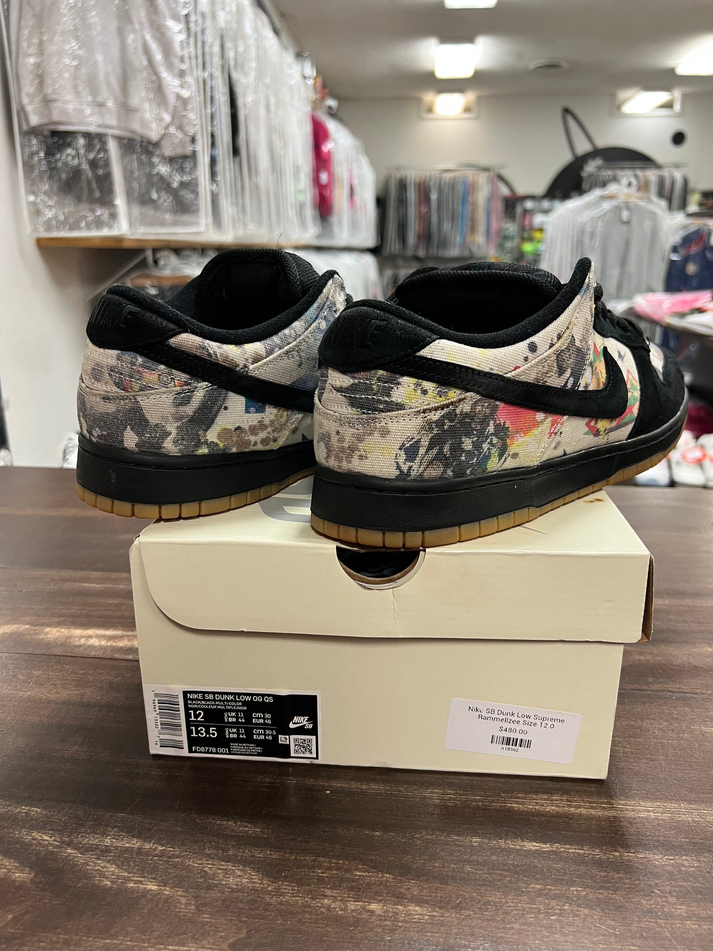 Nike SB Dunk Low Supreme Rammellzee