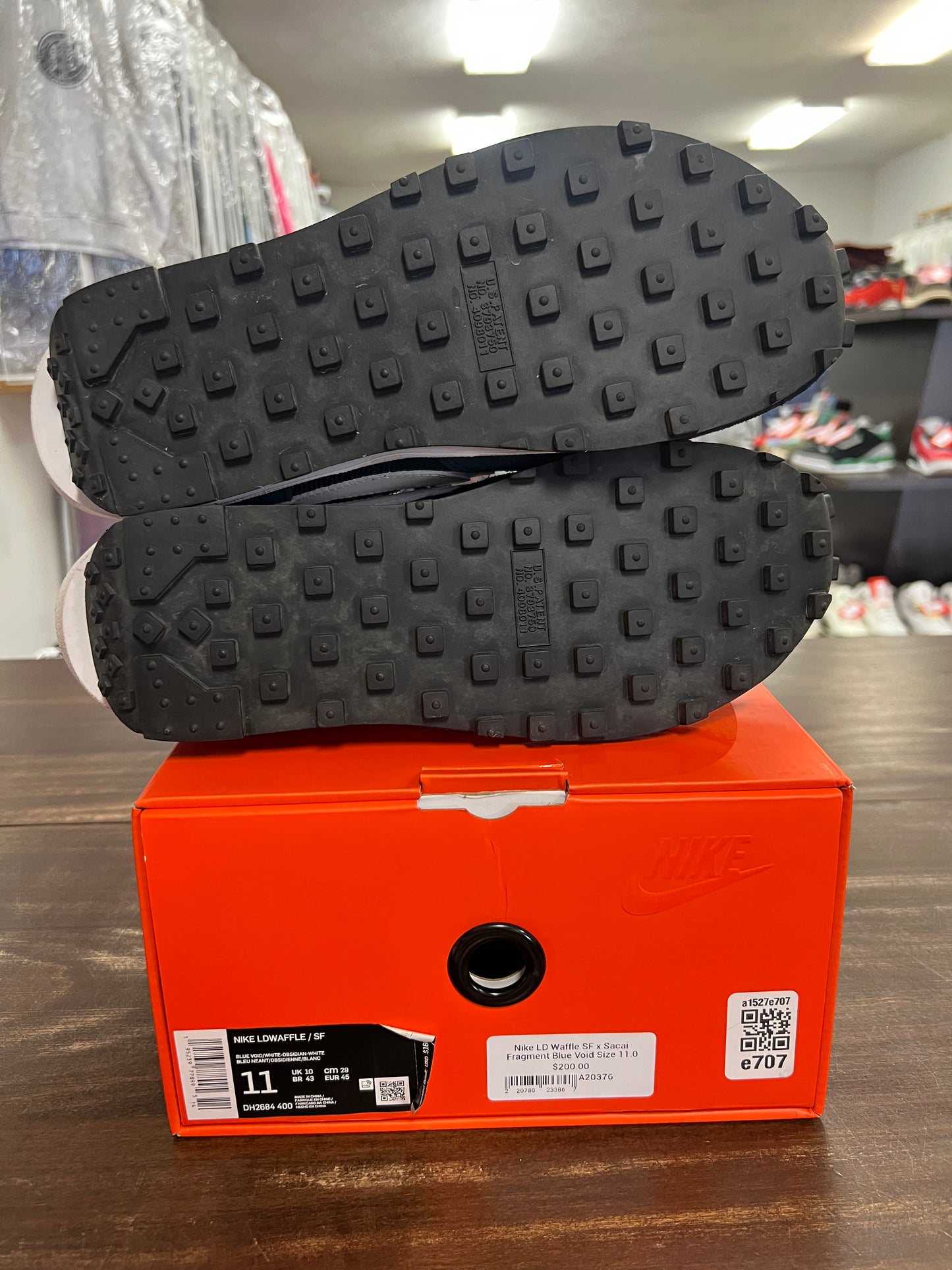 Nike LD Waffle SF x Sacai Fragment Blue Void