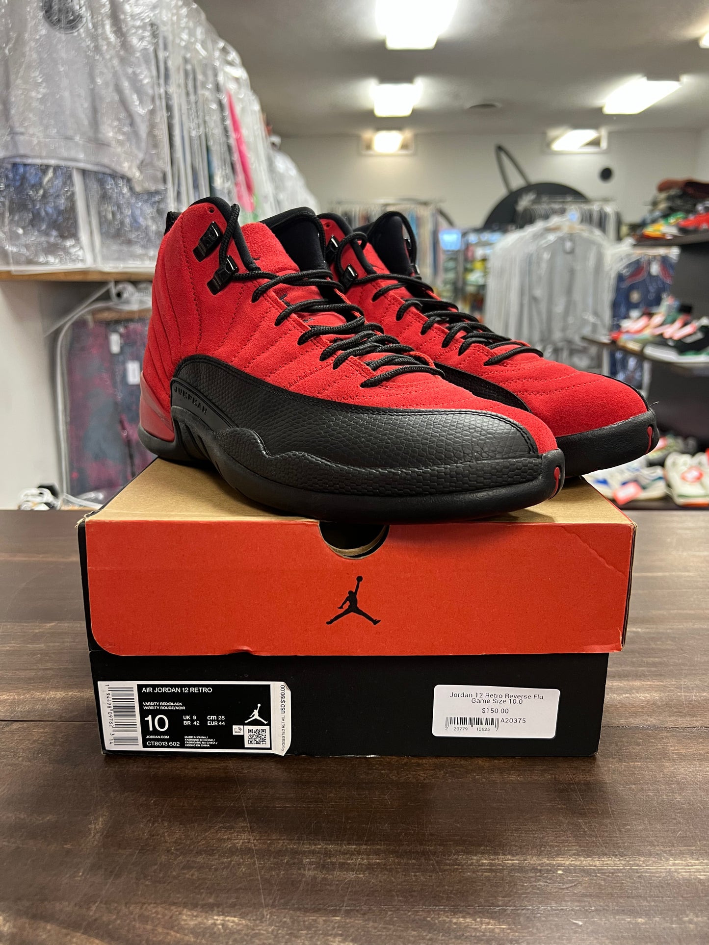 Jordan 12 Retro Reverse Flu Game