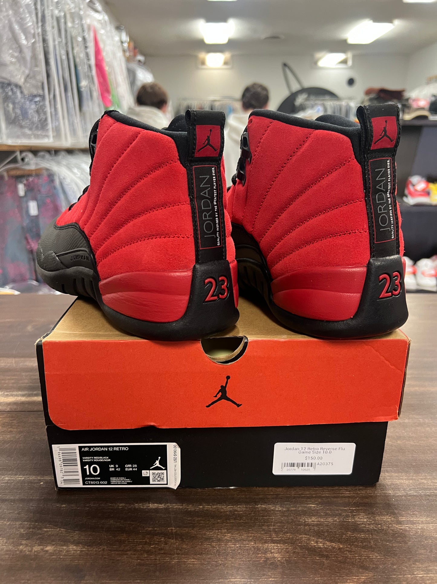 Jordan 12 Retro Reverse Flu Game
