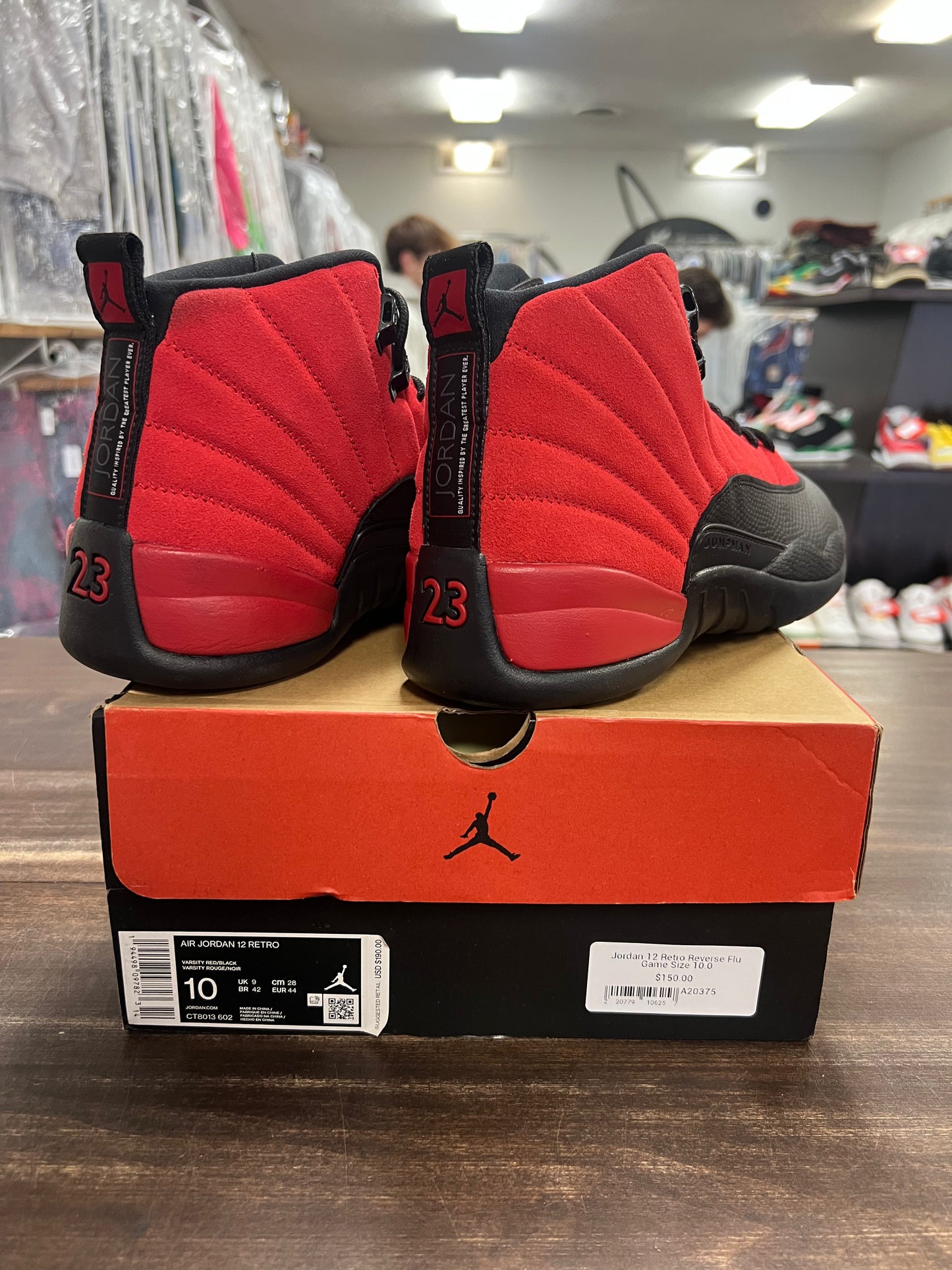 Jordan 12 Retro Reverse Flu Game
