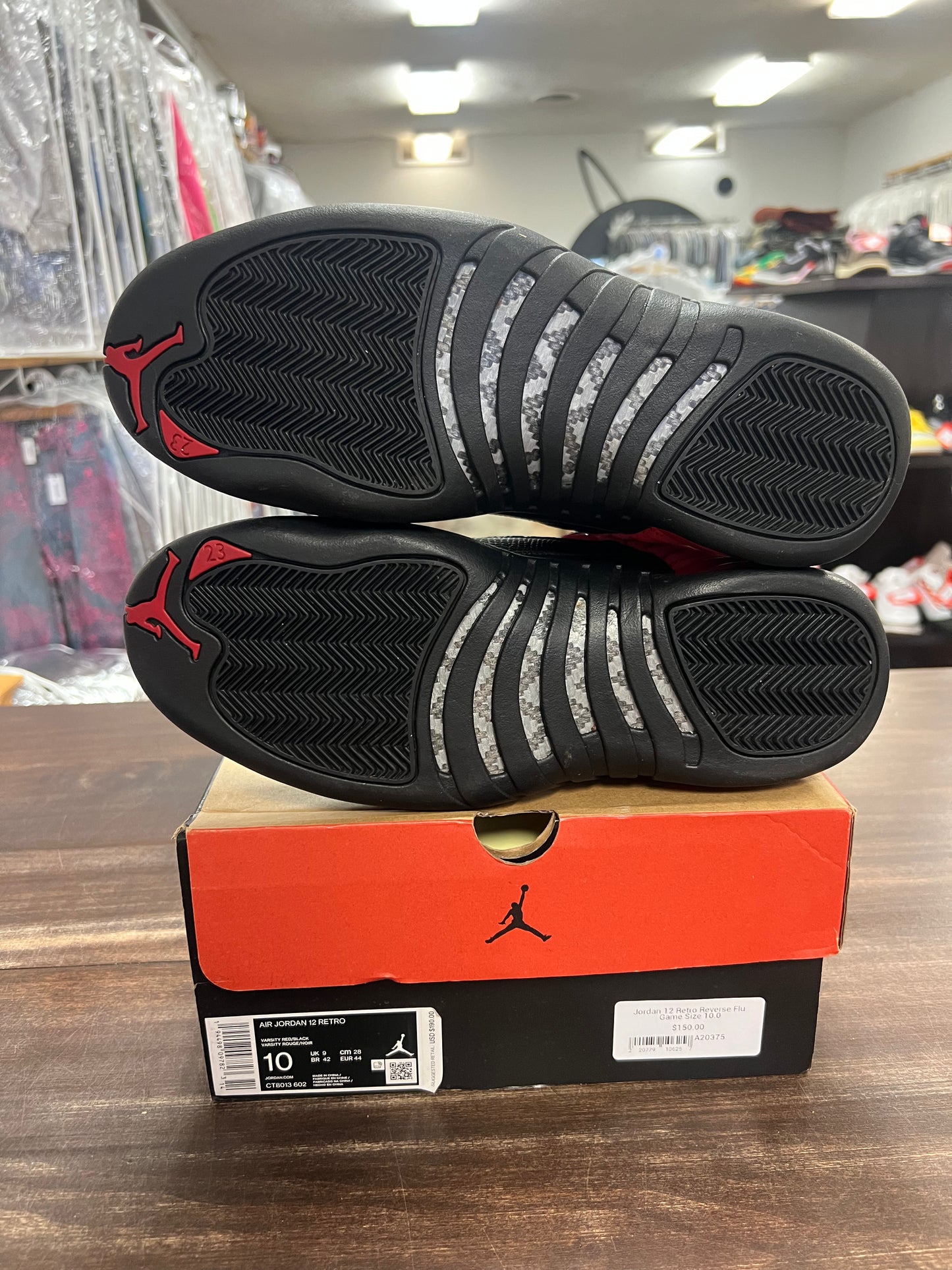 Jordan 12 Retro Reverse Flu Game