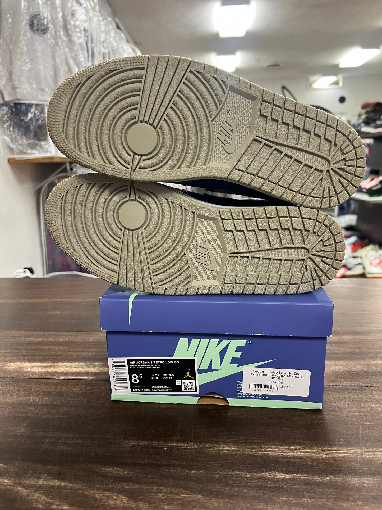 Jordan 1 Retro Low OG Zion Williamson Voodoo Alternate