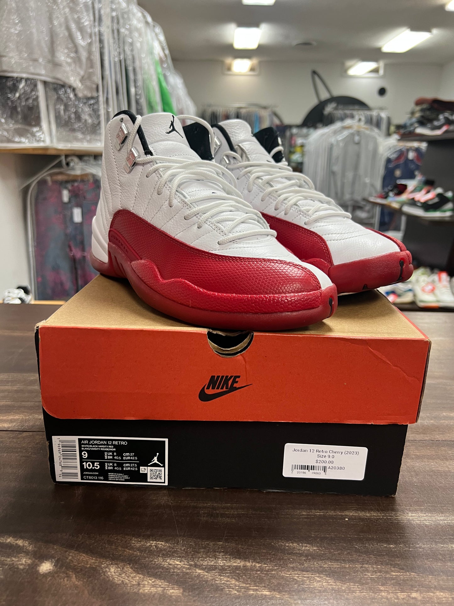 Jordan 12 Retro Cherry (2023)