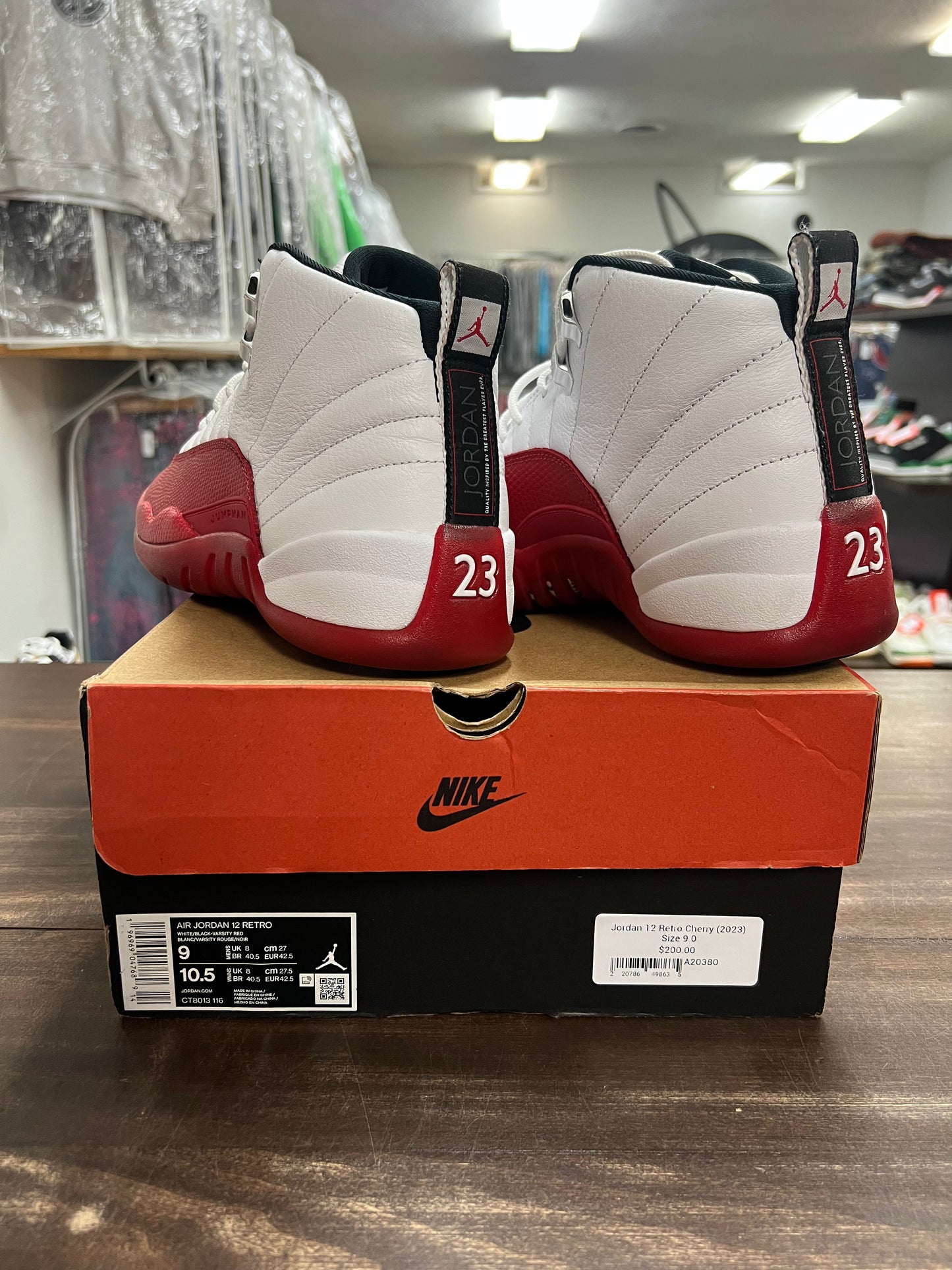 Jordan 12 Retro Cherry (2023)