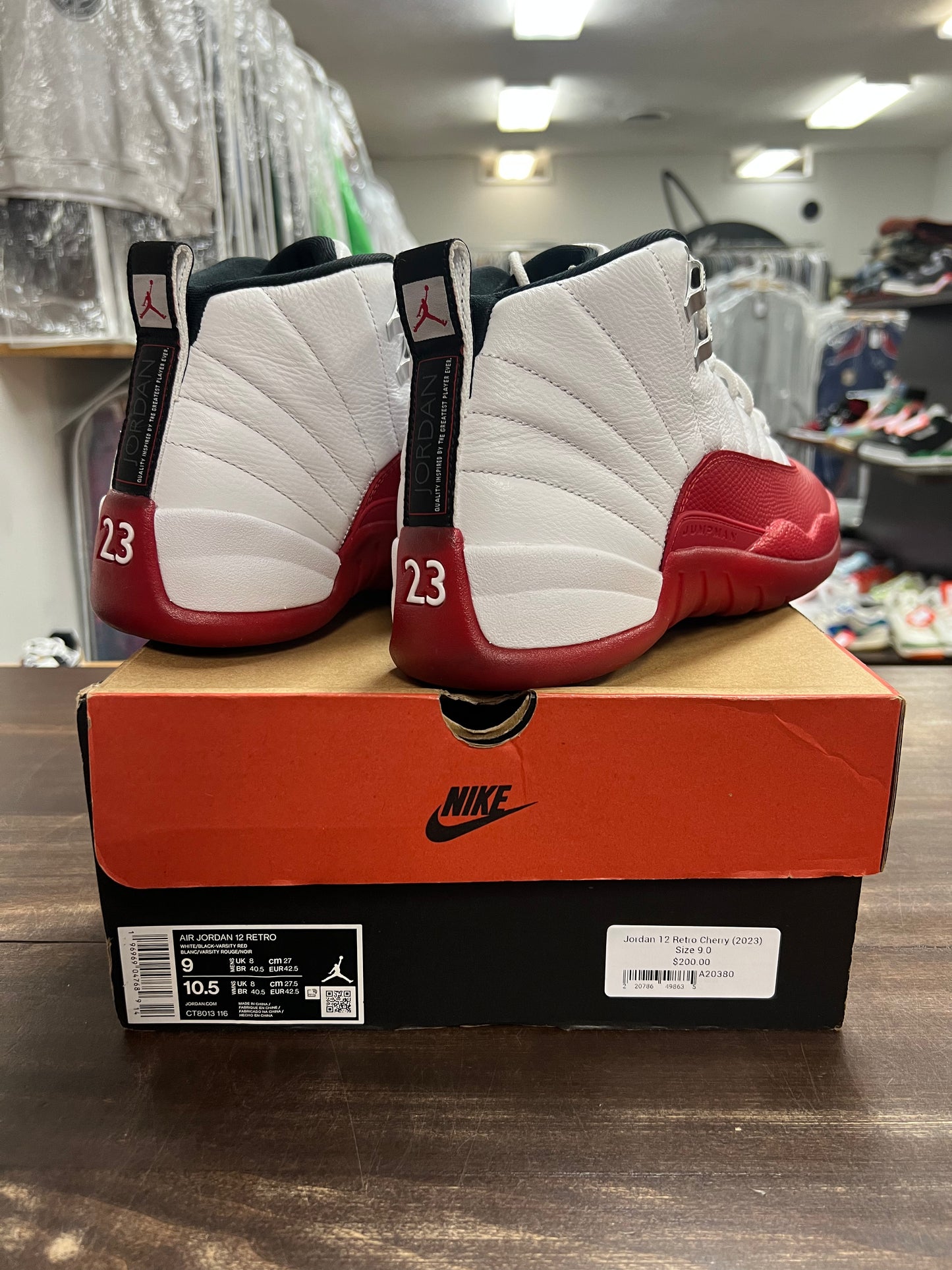 Jordan 12 Retro Cherry (2023)
