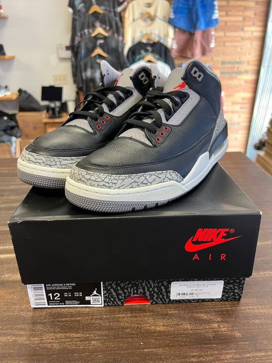 Jordan 3 OG Black Cement 2024