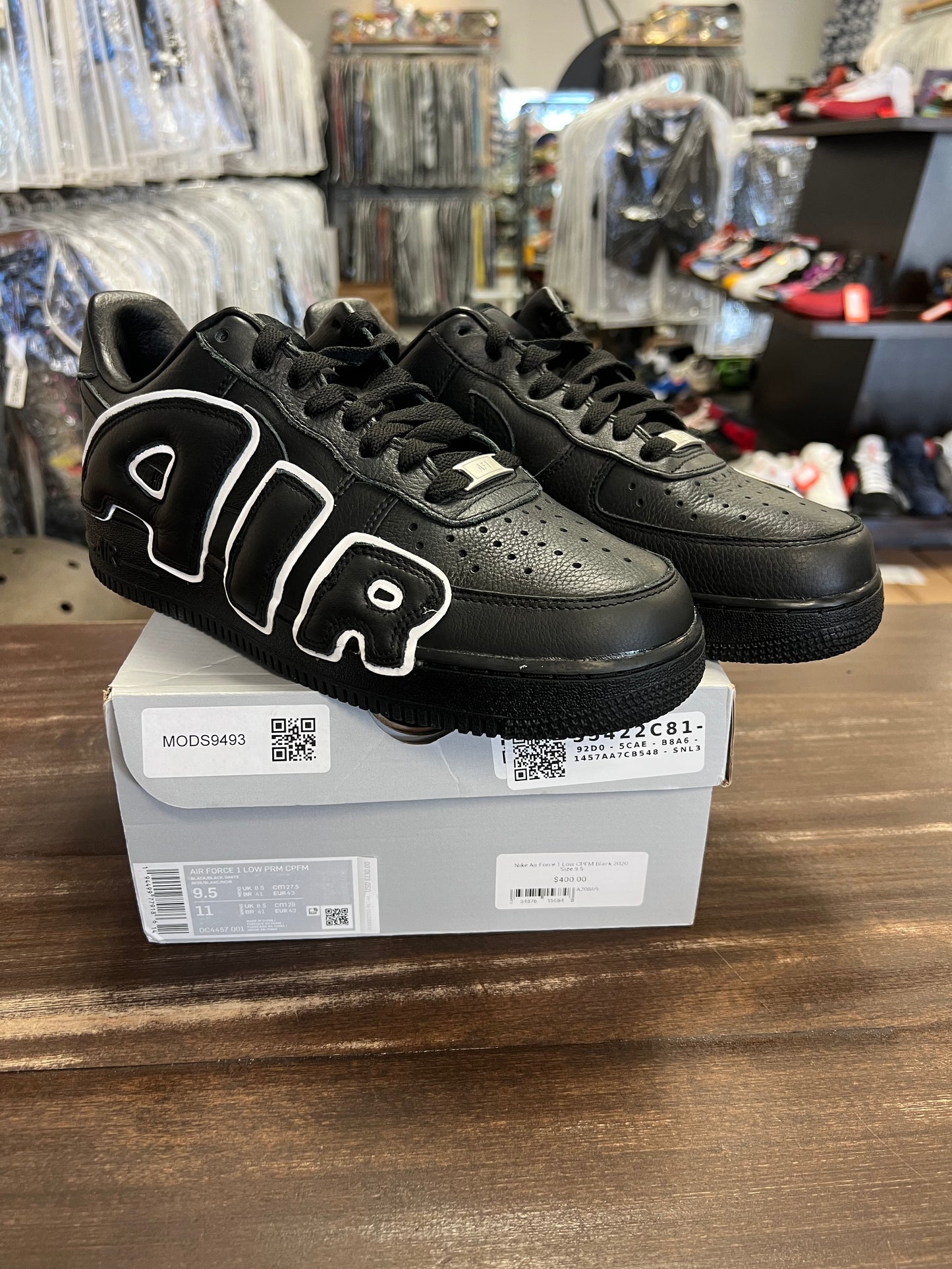 Nike Air Force 1 Low CPFM Black 2020