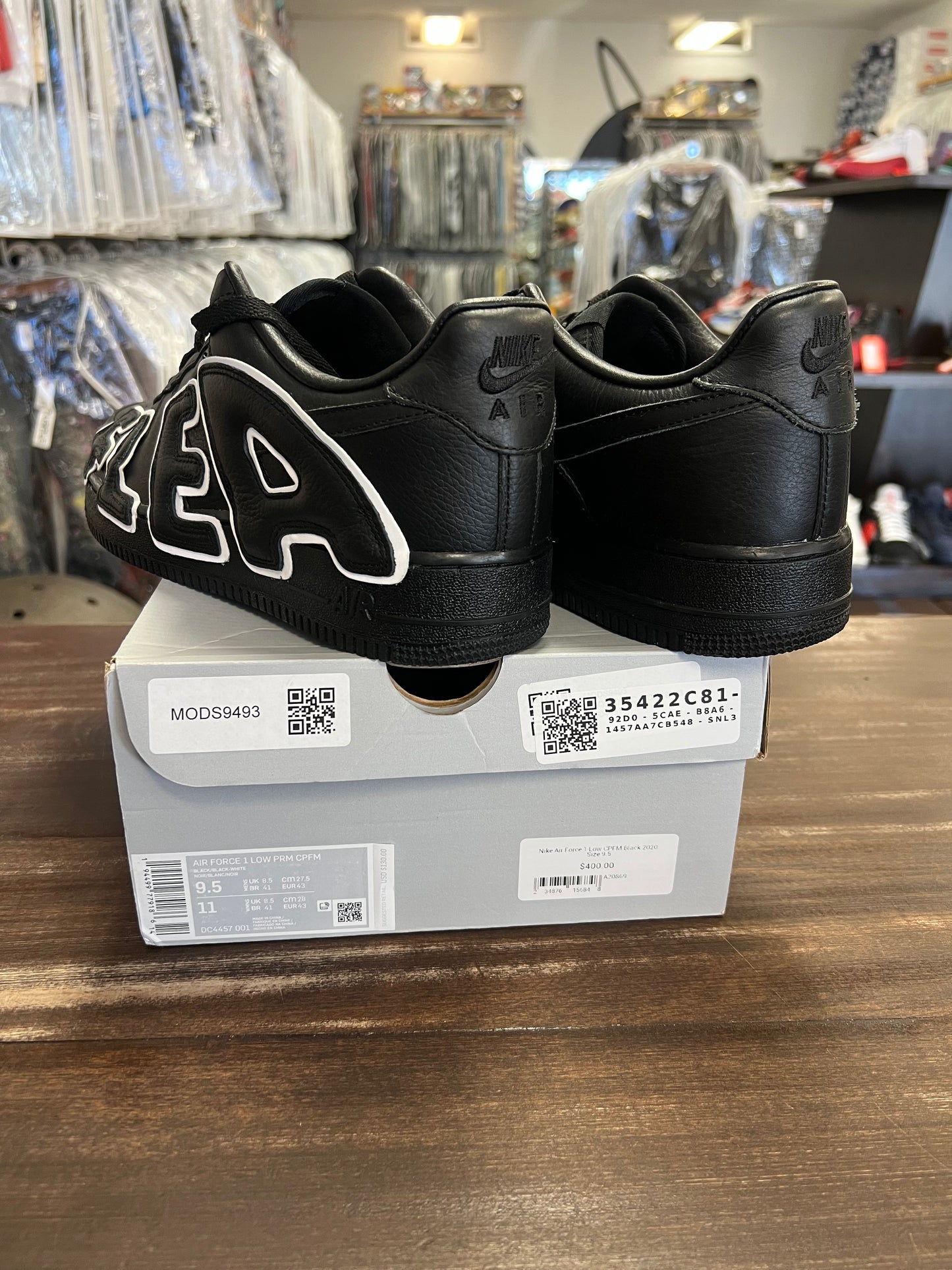 Nike Air Force 1 Low CPFM Black 2020