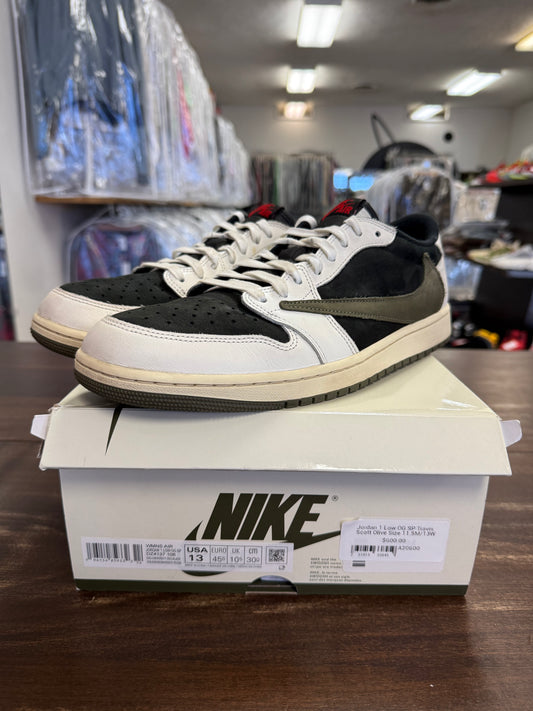 Jordan 1 Low OG SP Travis Scott Olive