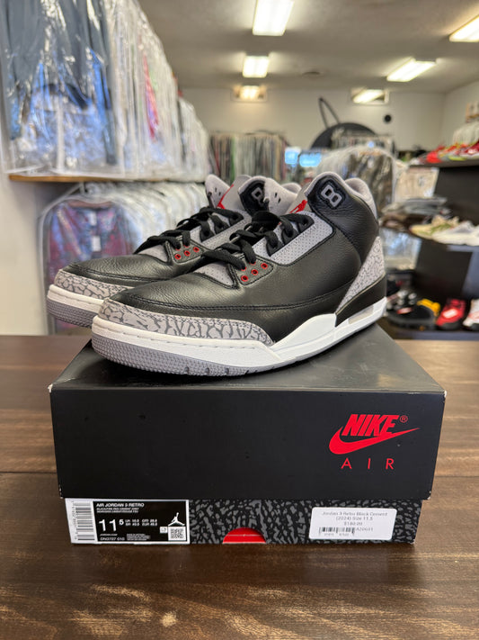 Jordan 3 Retro Black Cement (2024)