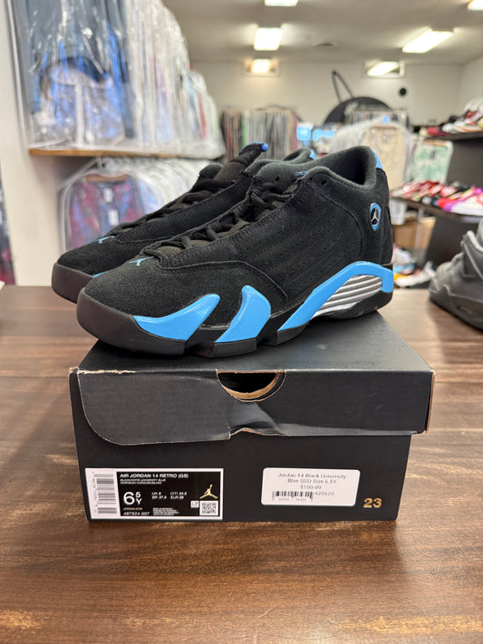Jordan 14 Black University Blue (GS)