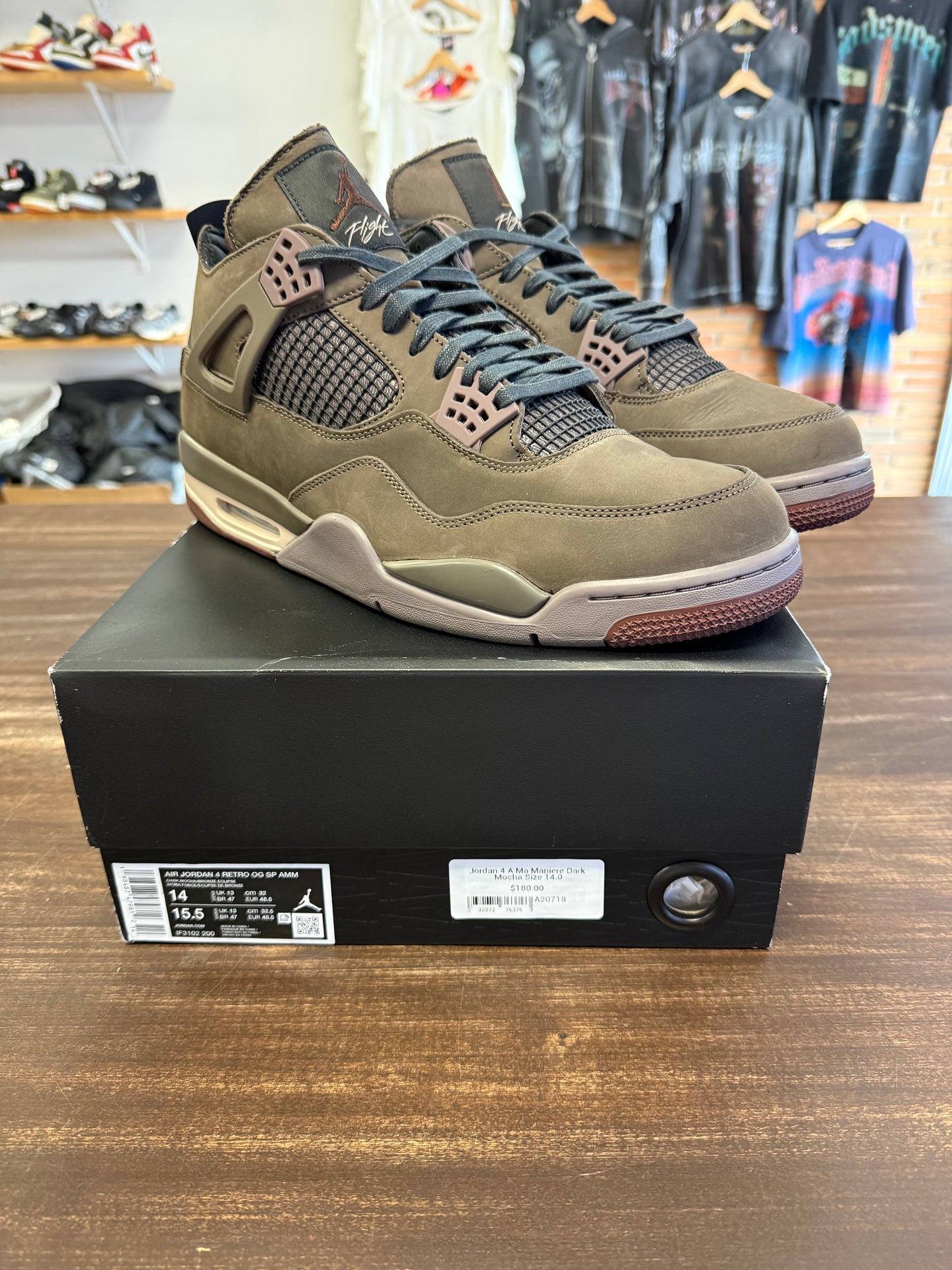 Jordan 4 A Ma Maniere Dark Mocha