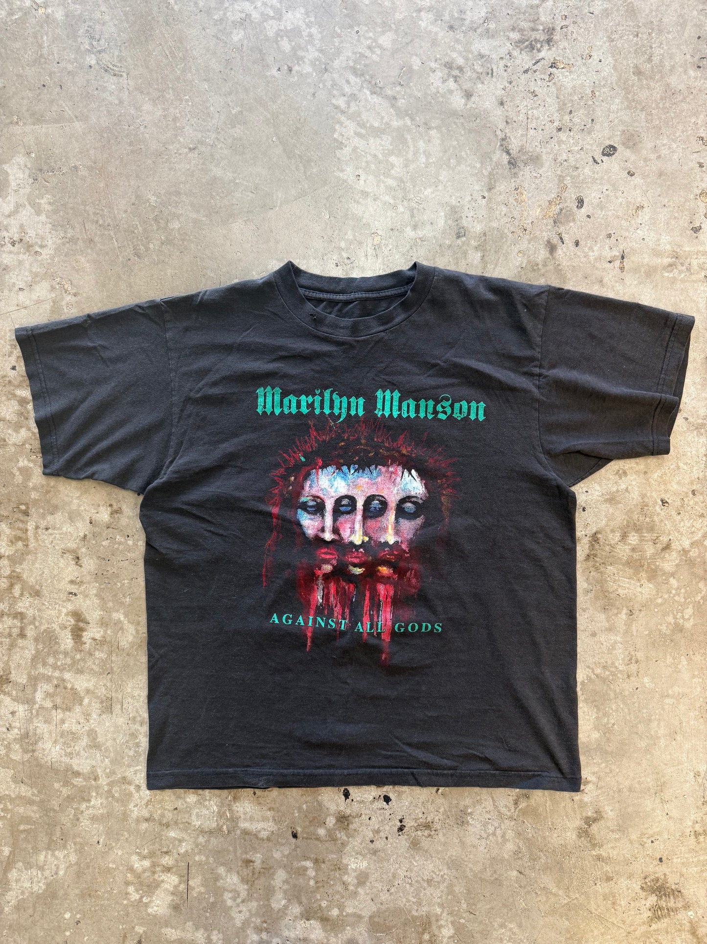 Vintage 2000's Marilyn Manson Against All Gods T-Shirt