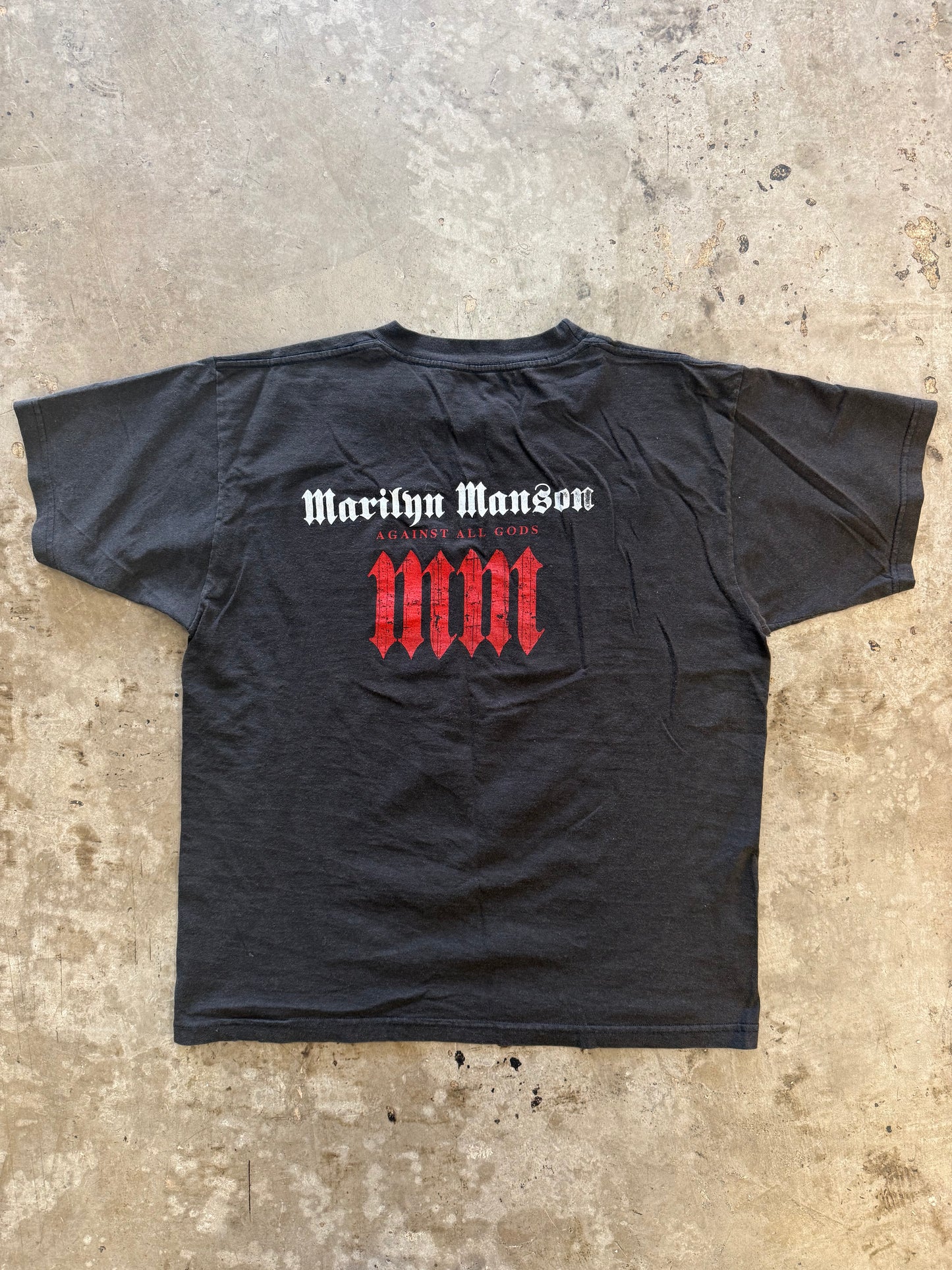 Vintage 2000's Marilyn Manson Against All Gods T-Shirt