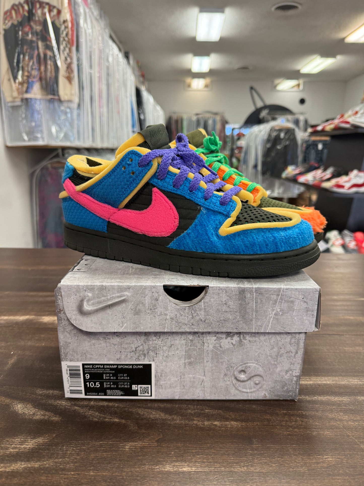 Nike Dunk Low CPFM Swamp Sponge Photo Blue