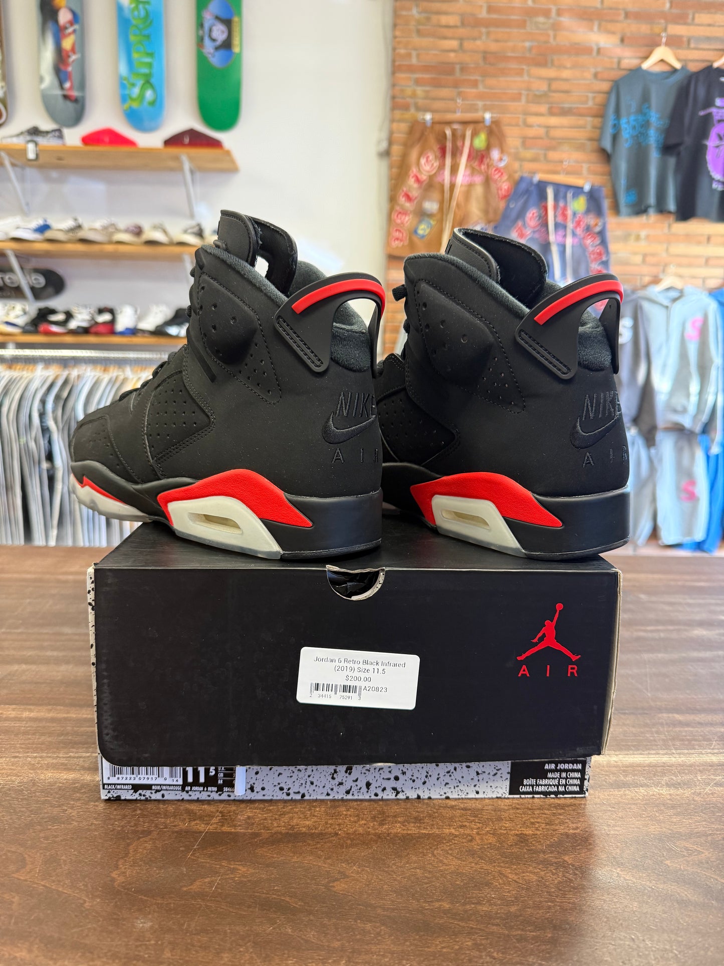 Jordan 6 Retro Black Infrared (2019)