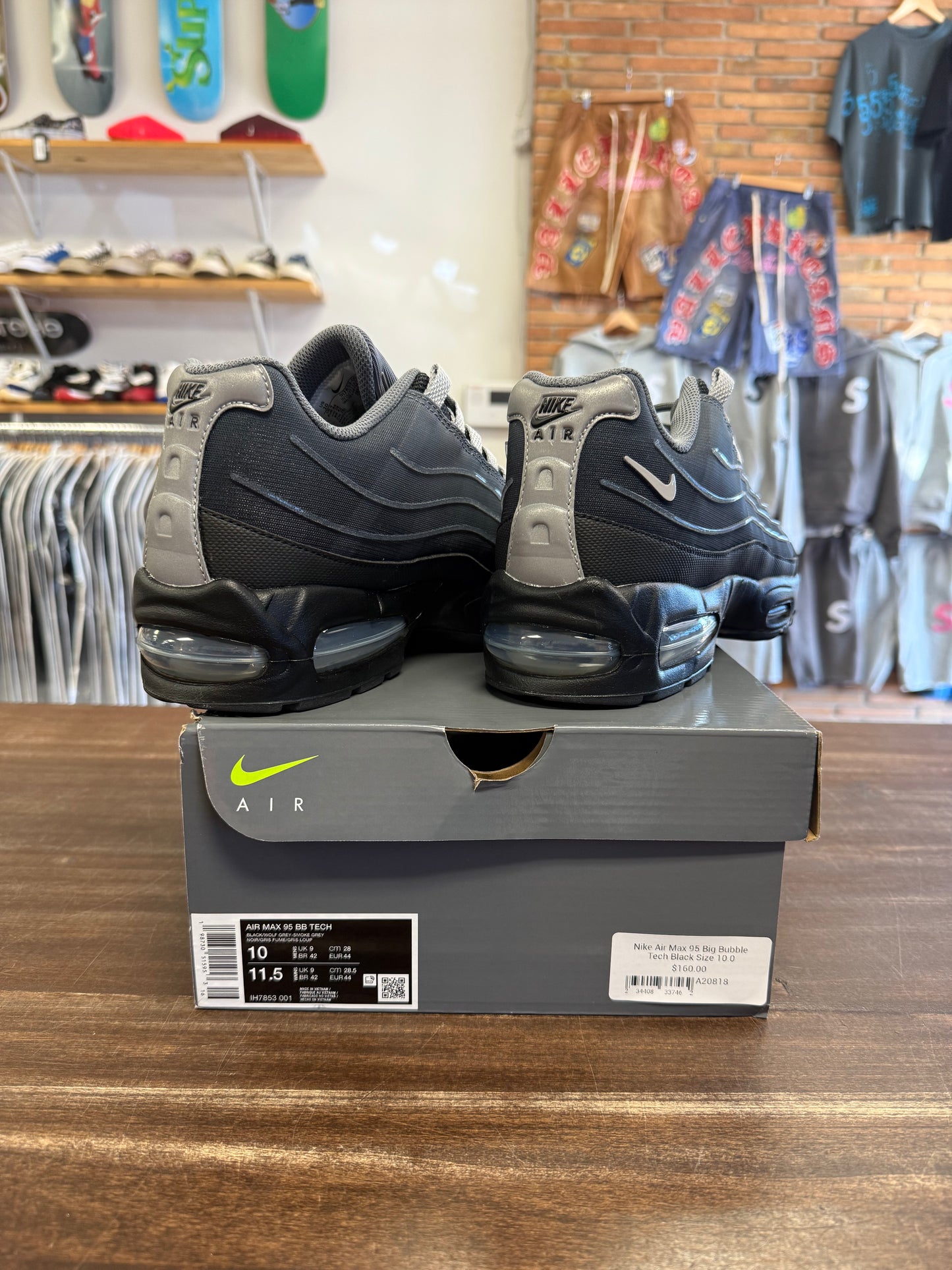 Nike Air Max 95 Big Bubble Tech Black