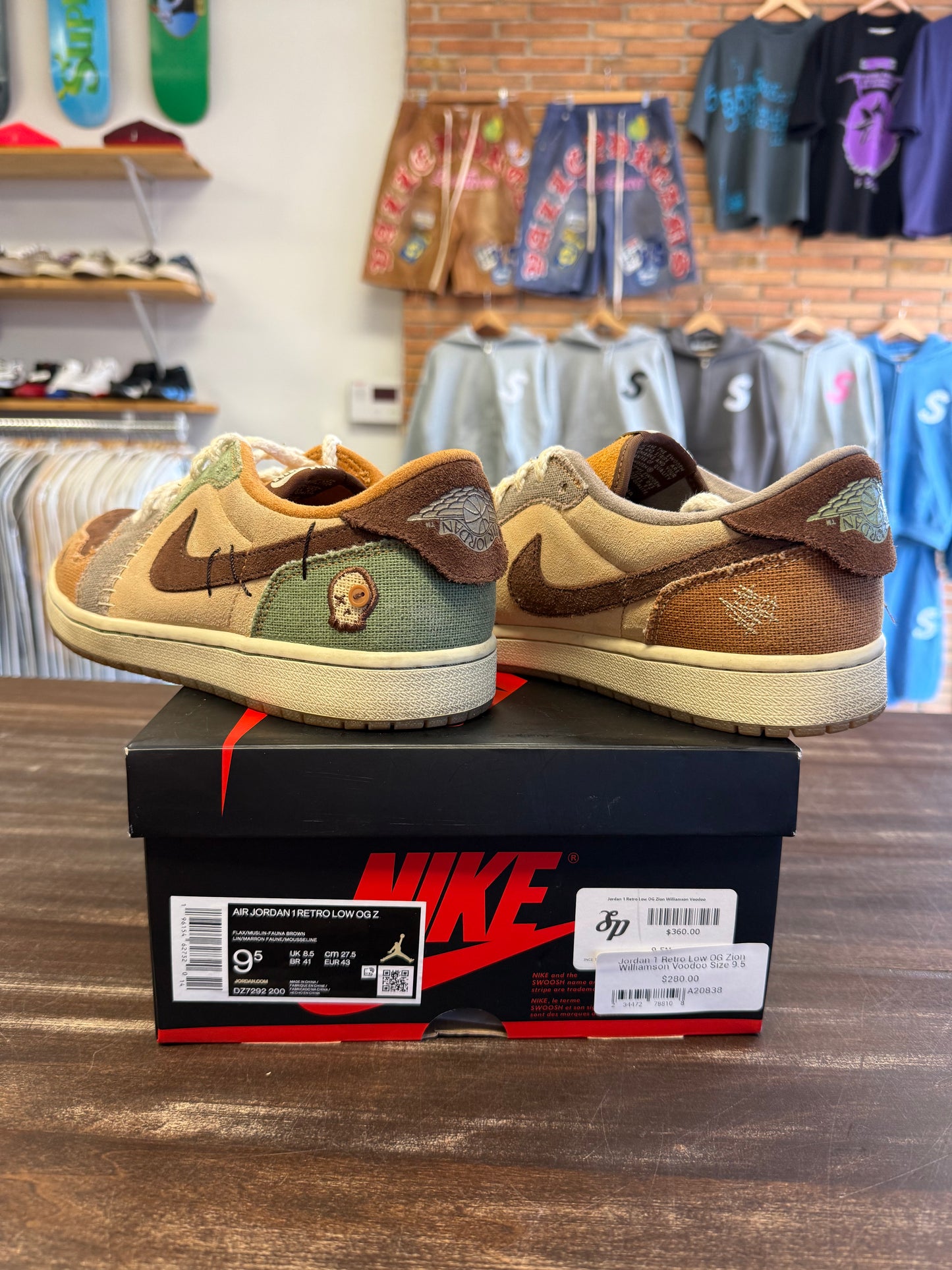 Jordan 1 Retro Low OG Zion Williamson Voodoo