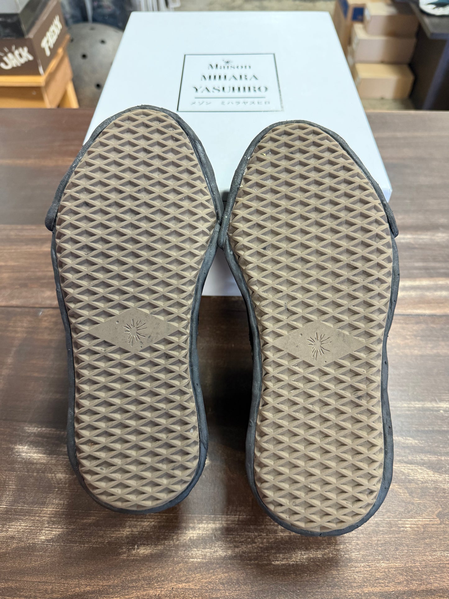 Maison Mihara Yasuhiro Hank OG Sole Canvas Low Black