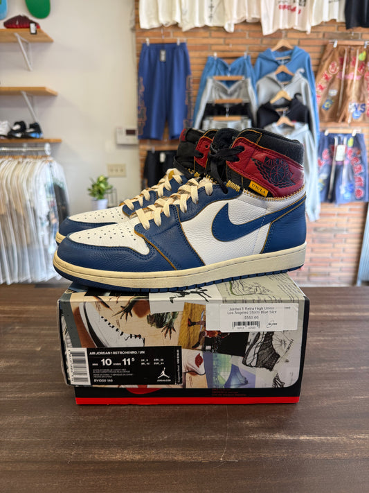 Jordan 1 Retro High Union Los Angeles Storm Blue