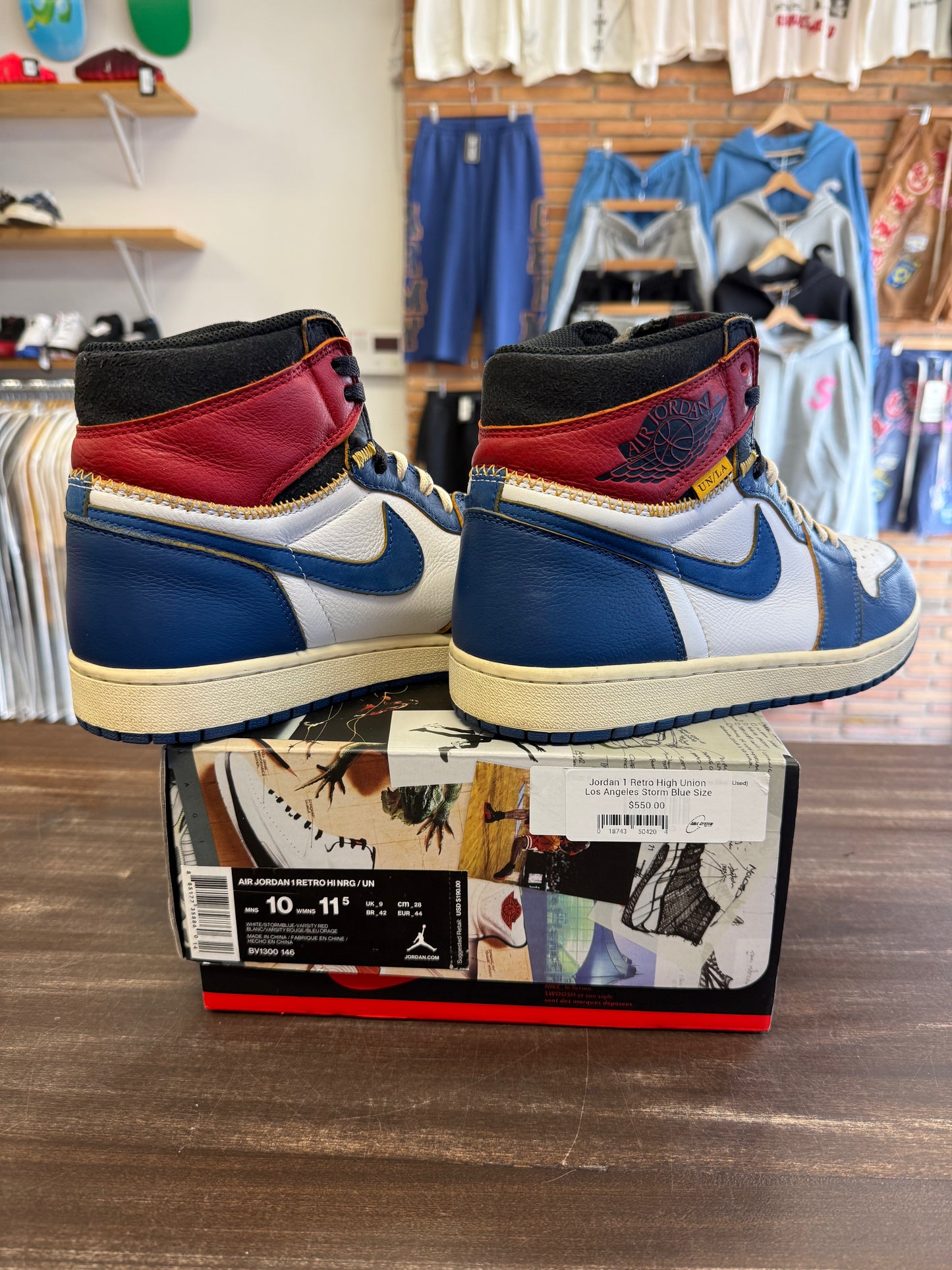 Jordan 1 Retro High Union Los Angeles Storm Blue