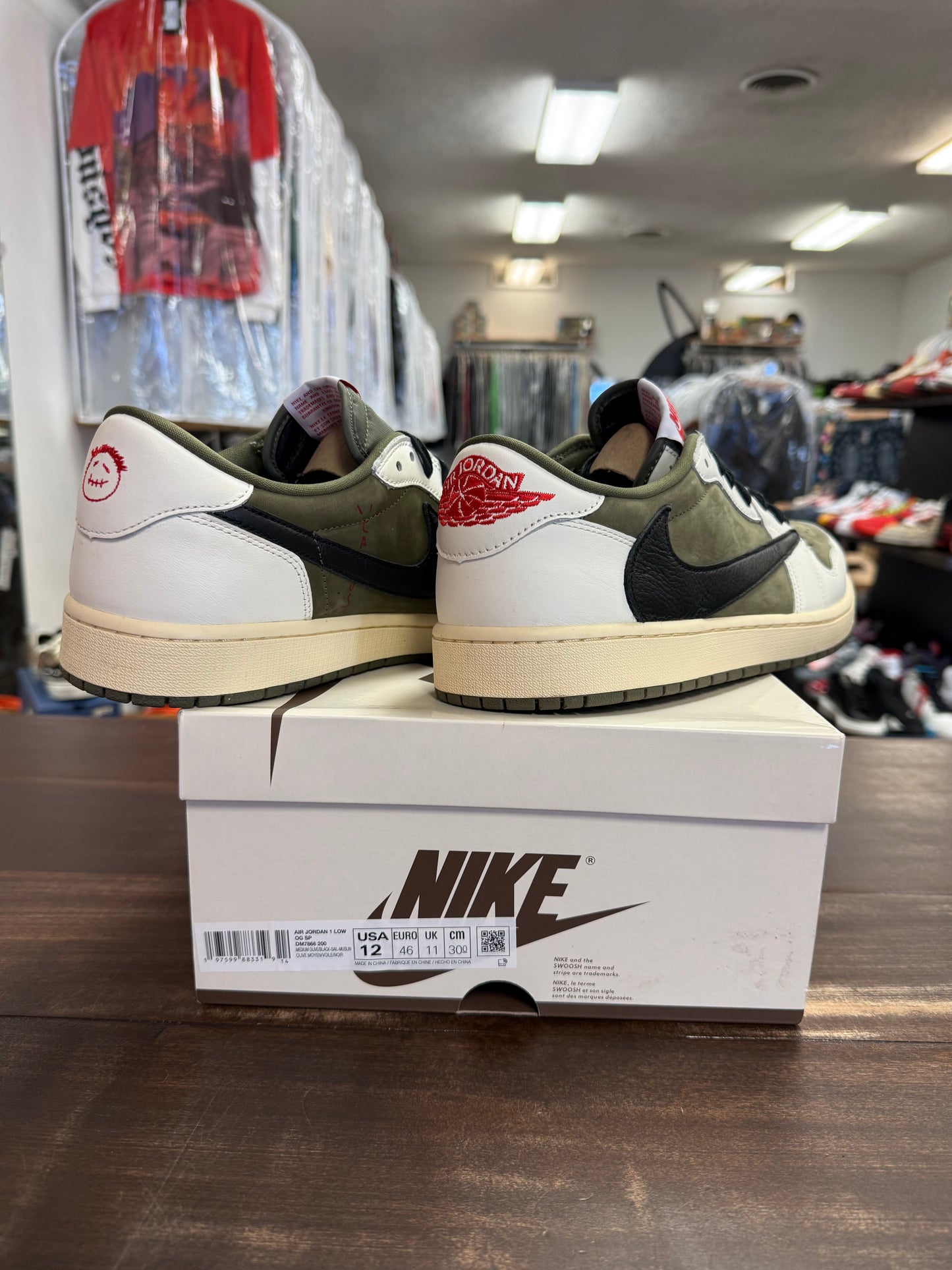 Jordan 1 Low OG SP Travis Scott Medium Olive