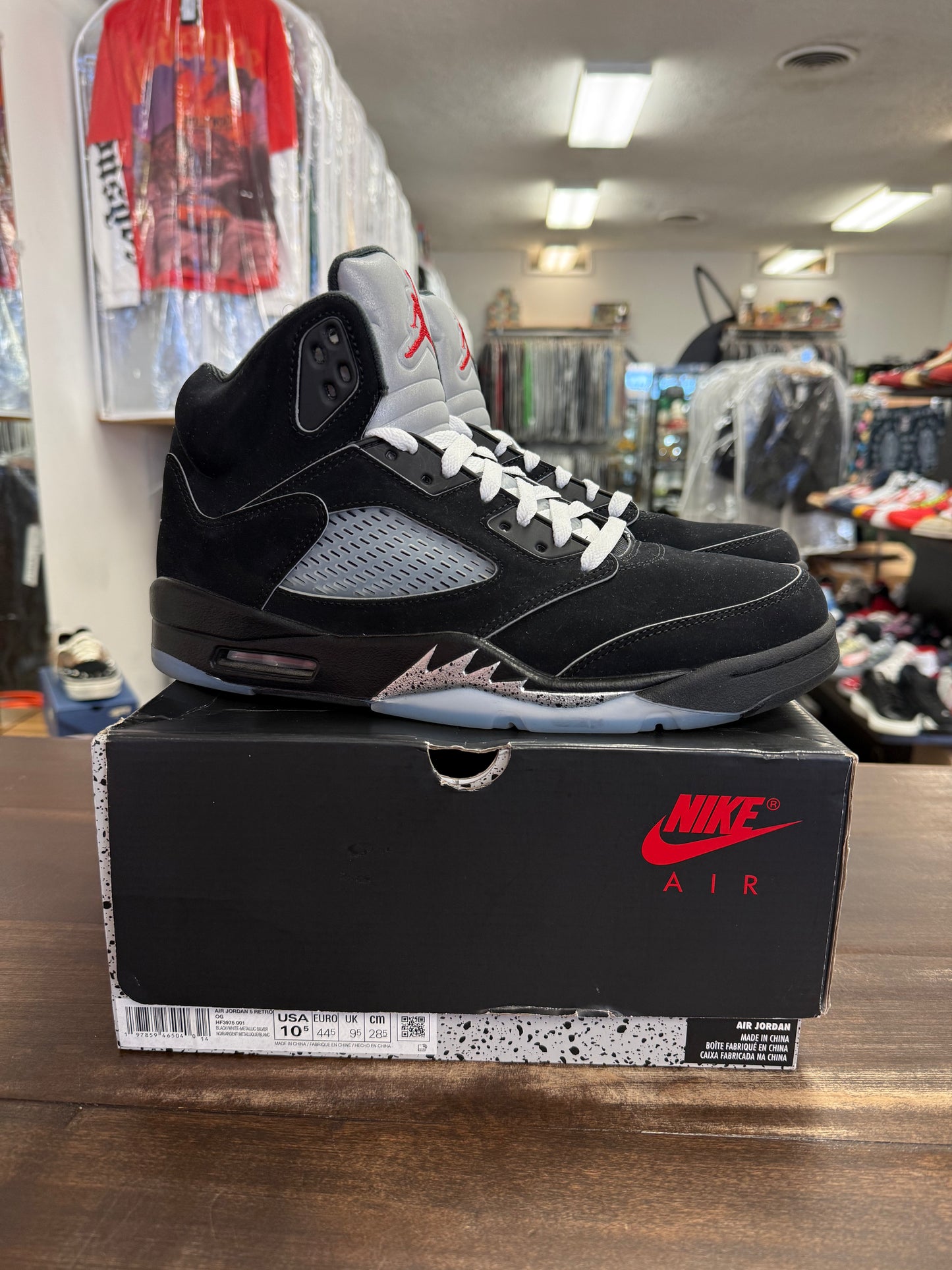 Jordan 5 Retro Black Metallic Reimagined