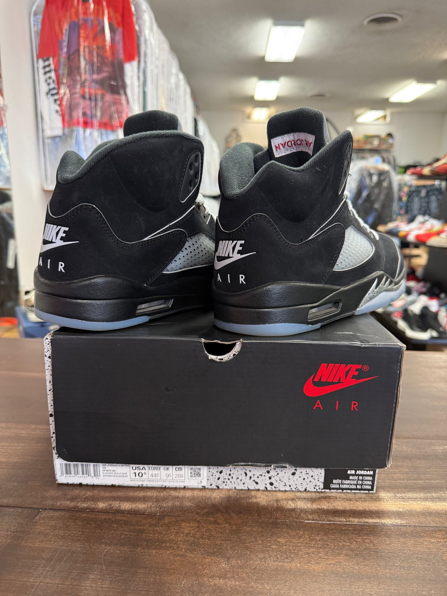 Jordan 5 Retro Black Metallic Reimagined