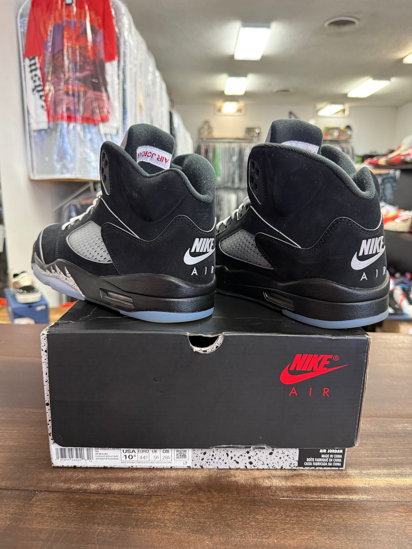 Jordan 5 Retro Black Metallic Reimagined