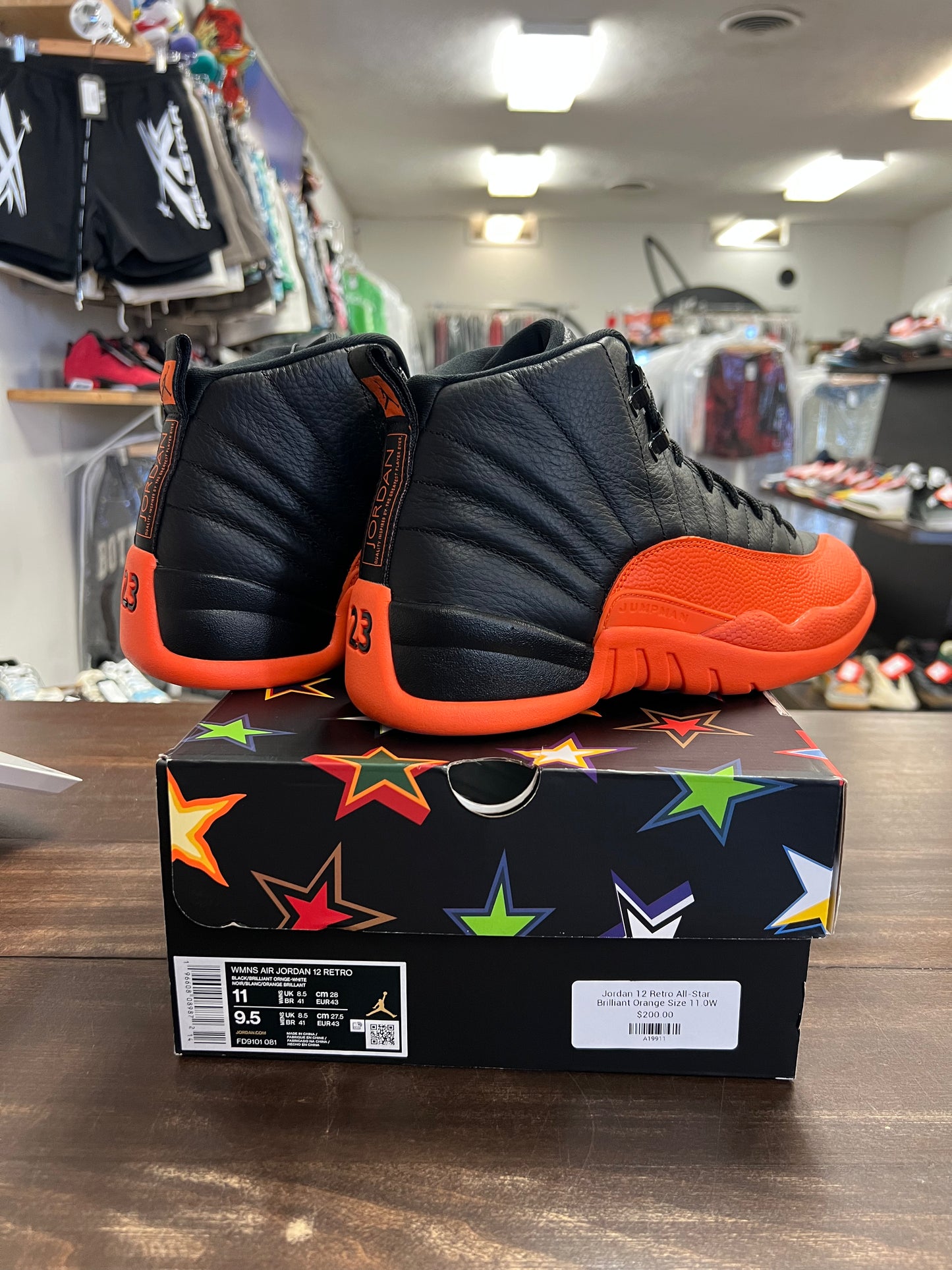 Jordan 12 Retro All-Star Brilliant Orange